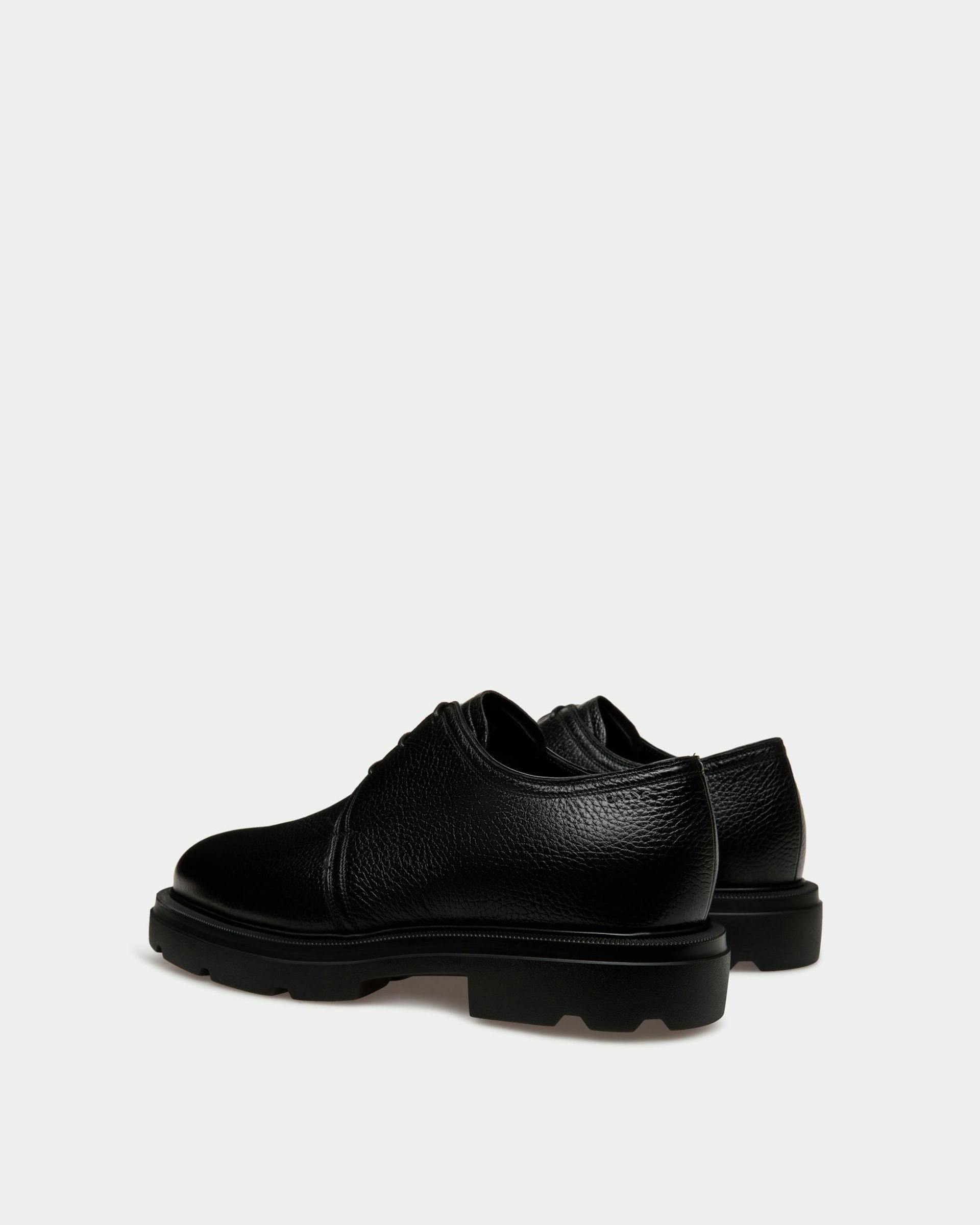 Zurich Derby Shoes In Black Leather - Men's - Bally - 03