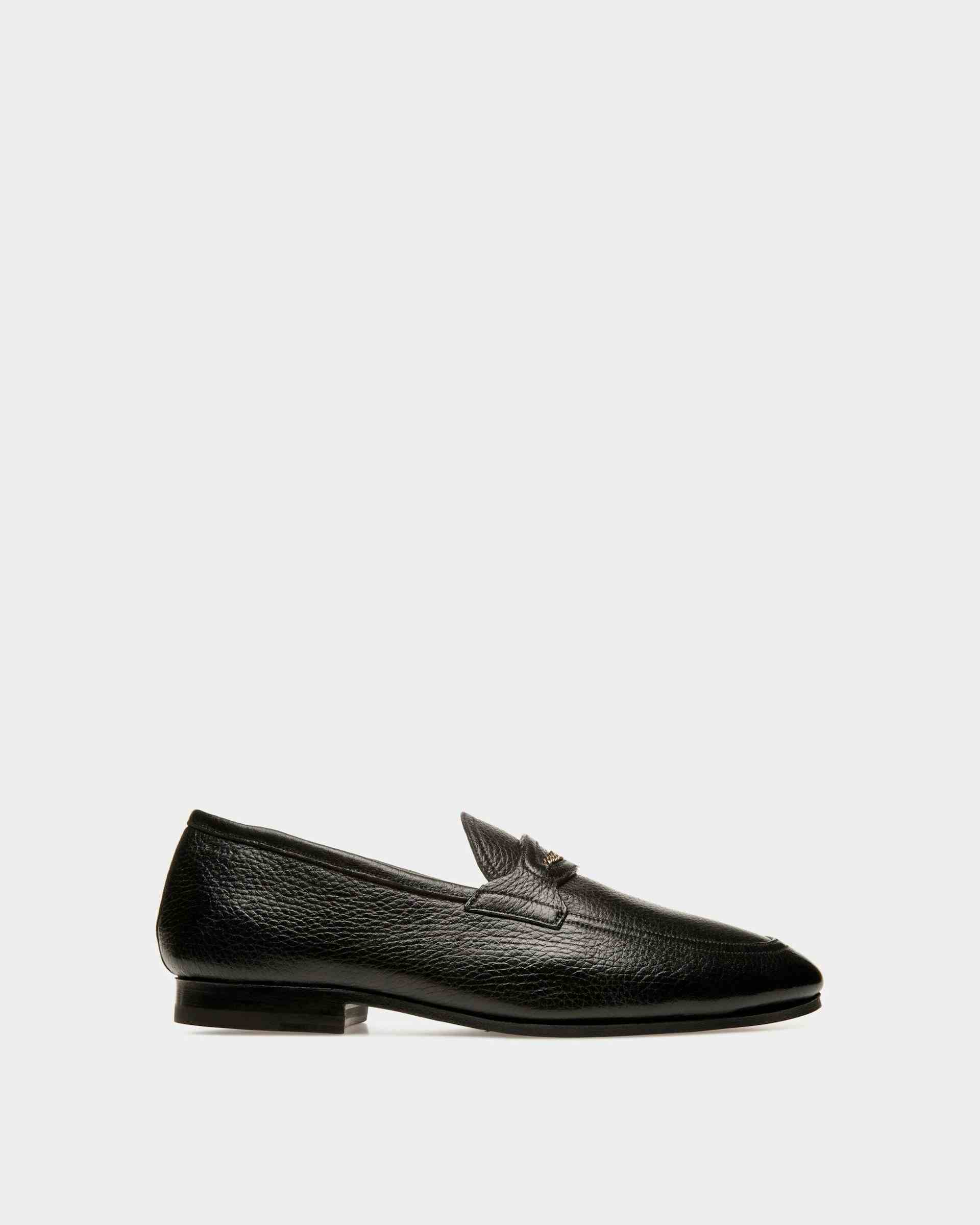 Pesek Loafers In Black Leather - Men's - Bally