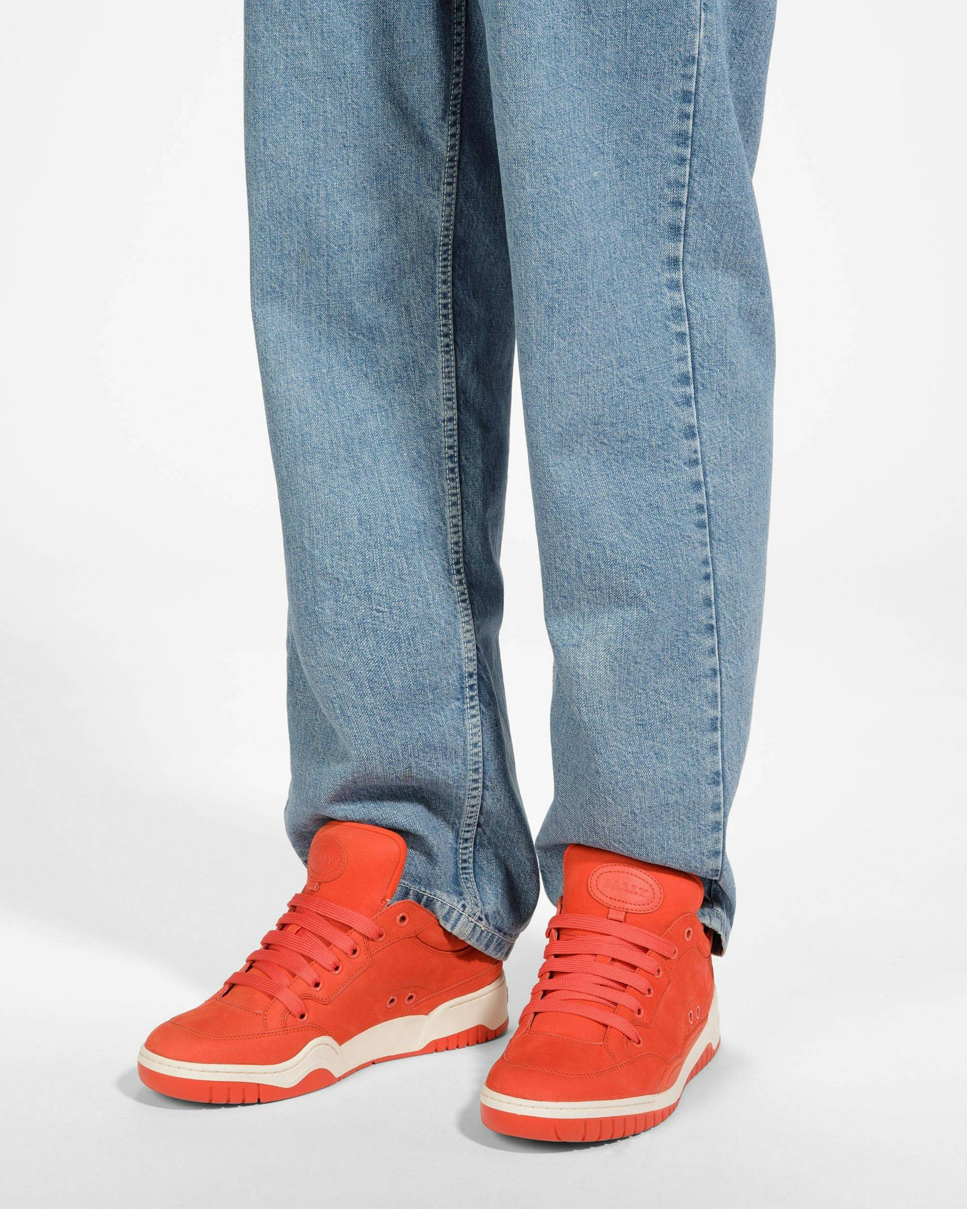 Kiro Leather Sneakers In Orange - Men's - Bally - 07