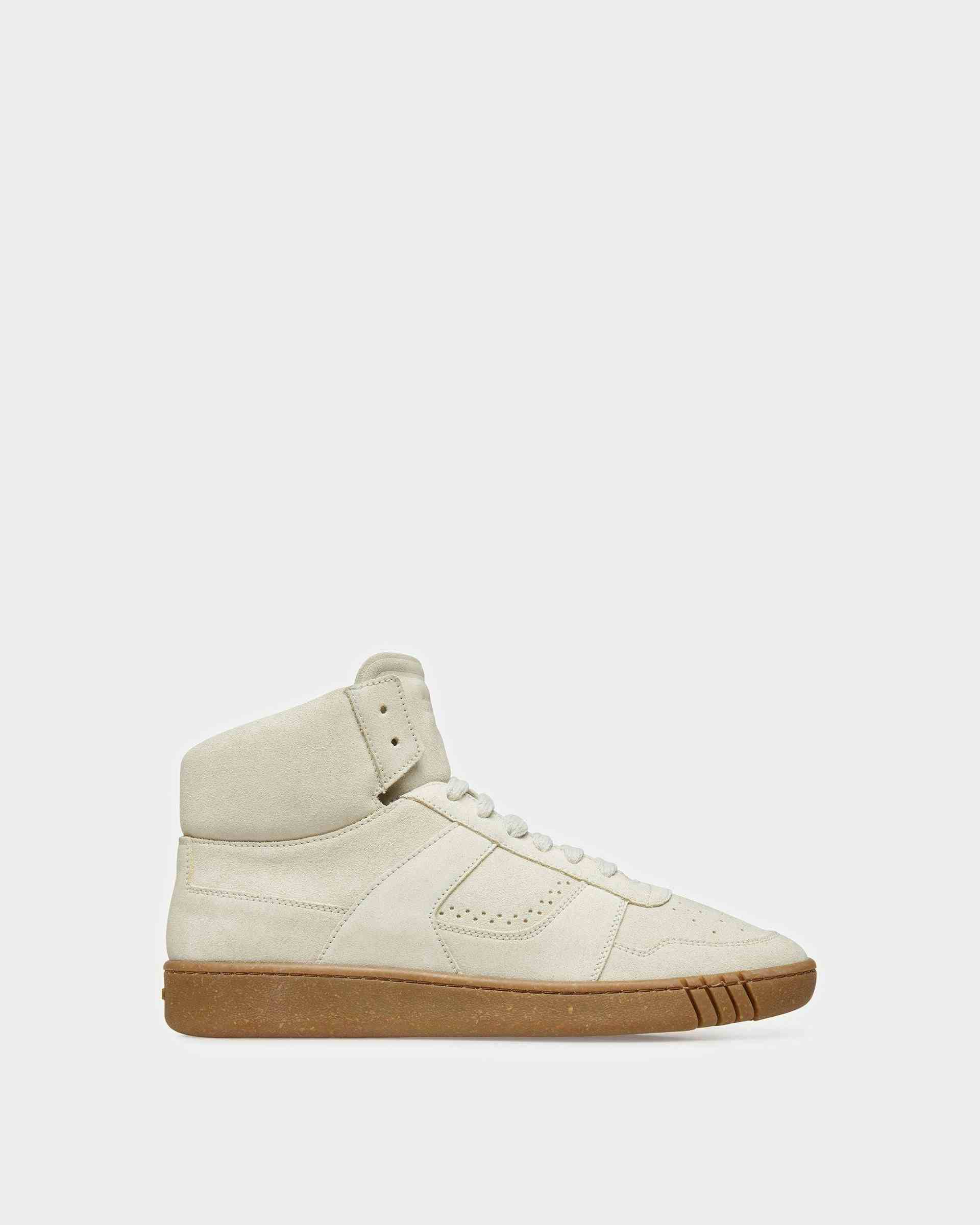 Wiggles Leather Sneakers In Dusty White - Men's - Bally