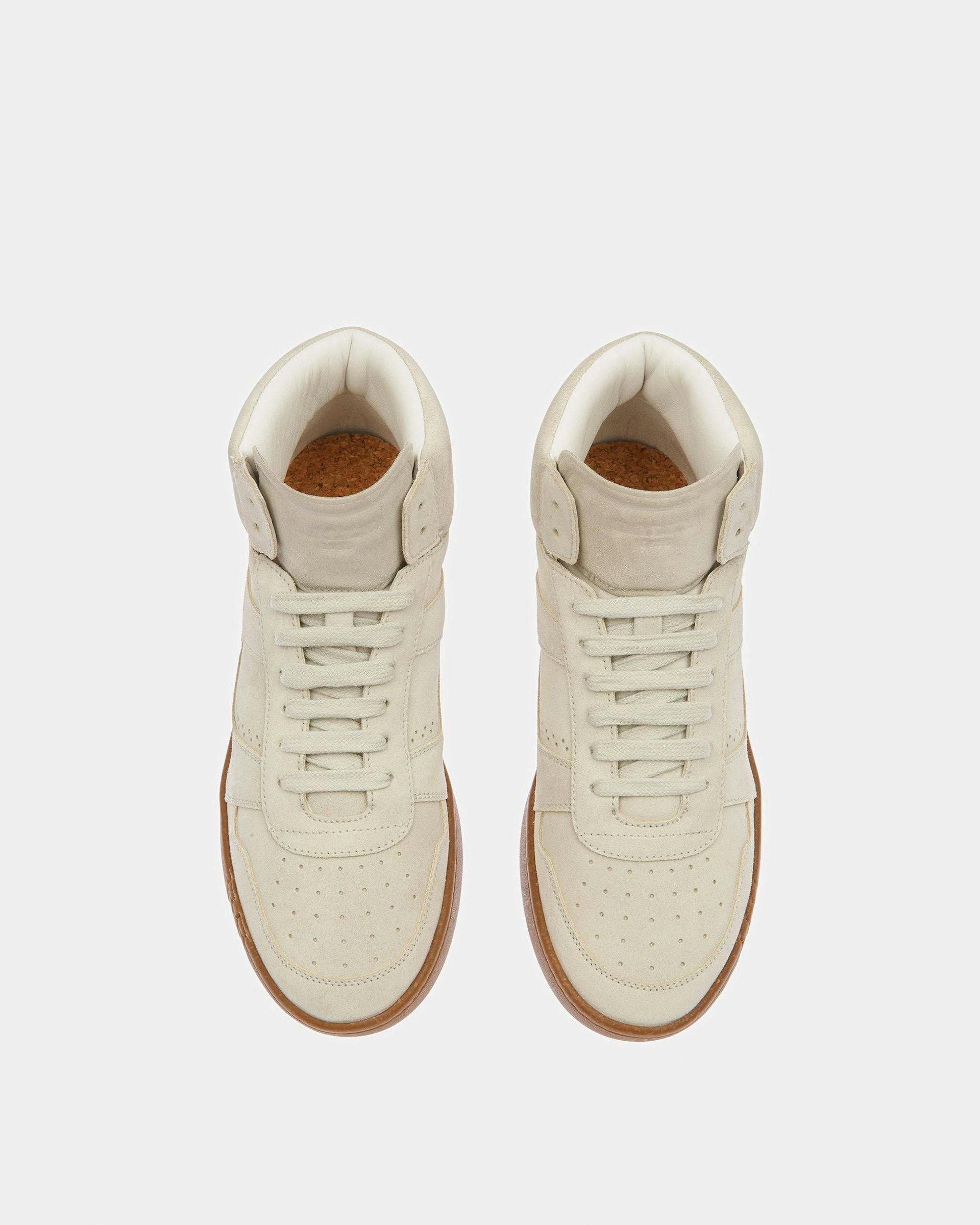 Wiggles Leather Sneakers In Dusty White - Men's - Bally - 02