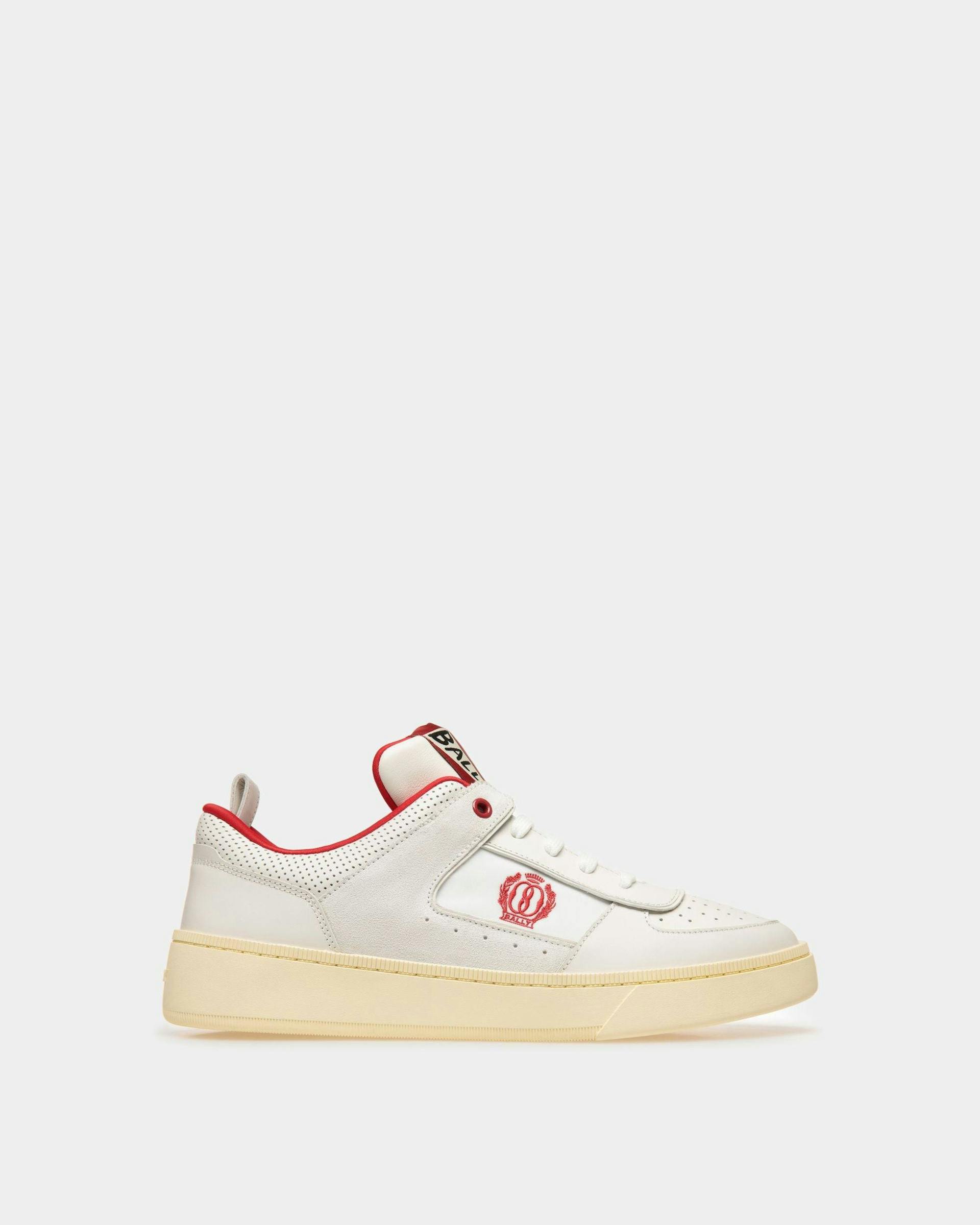 Raise Sneakers In White Leather - Men's - Bally - 01