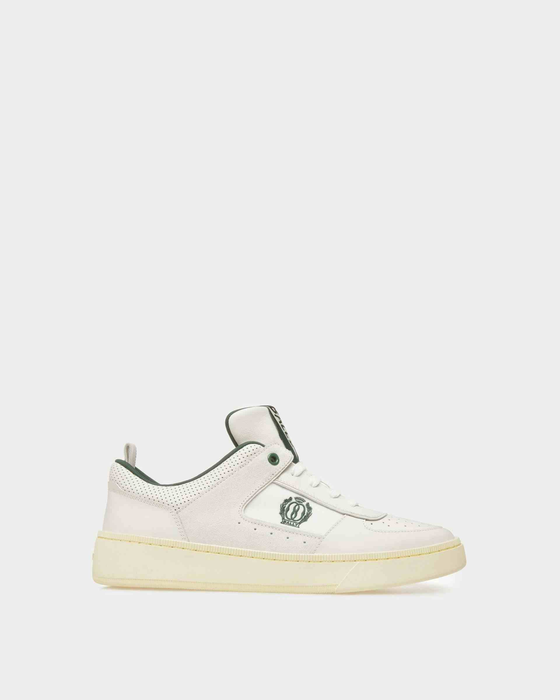 Raise Sneakers In White Leather - Men's - Bally