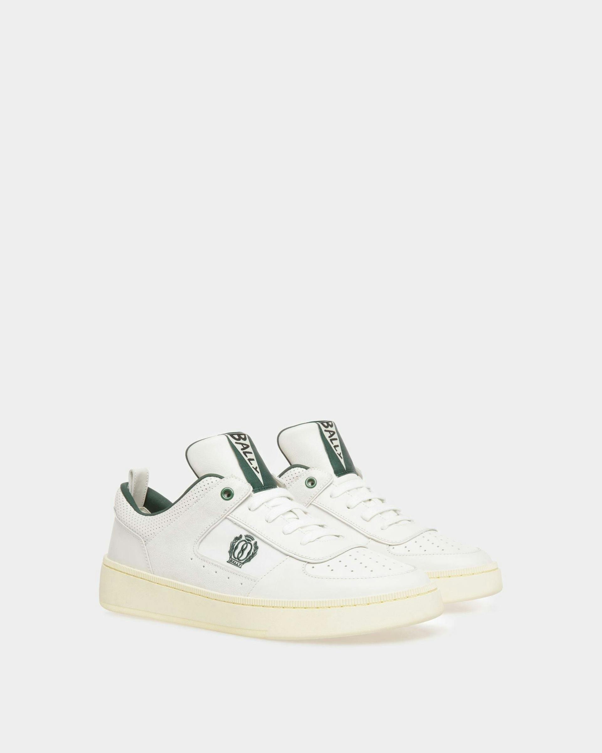 Raise Sneakers In White Leather - Men's - Bally - 02