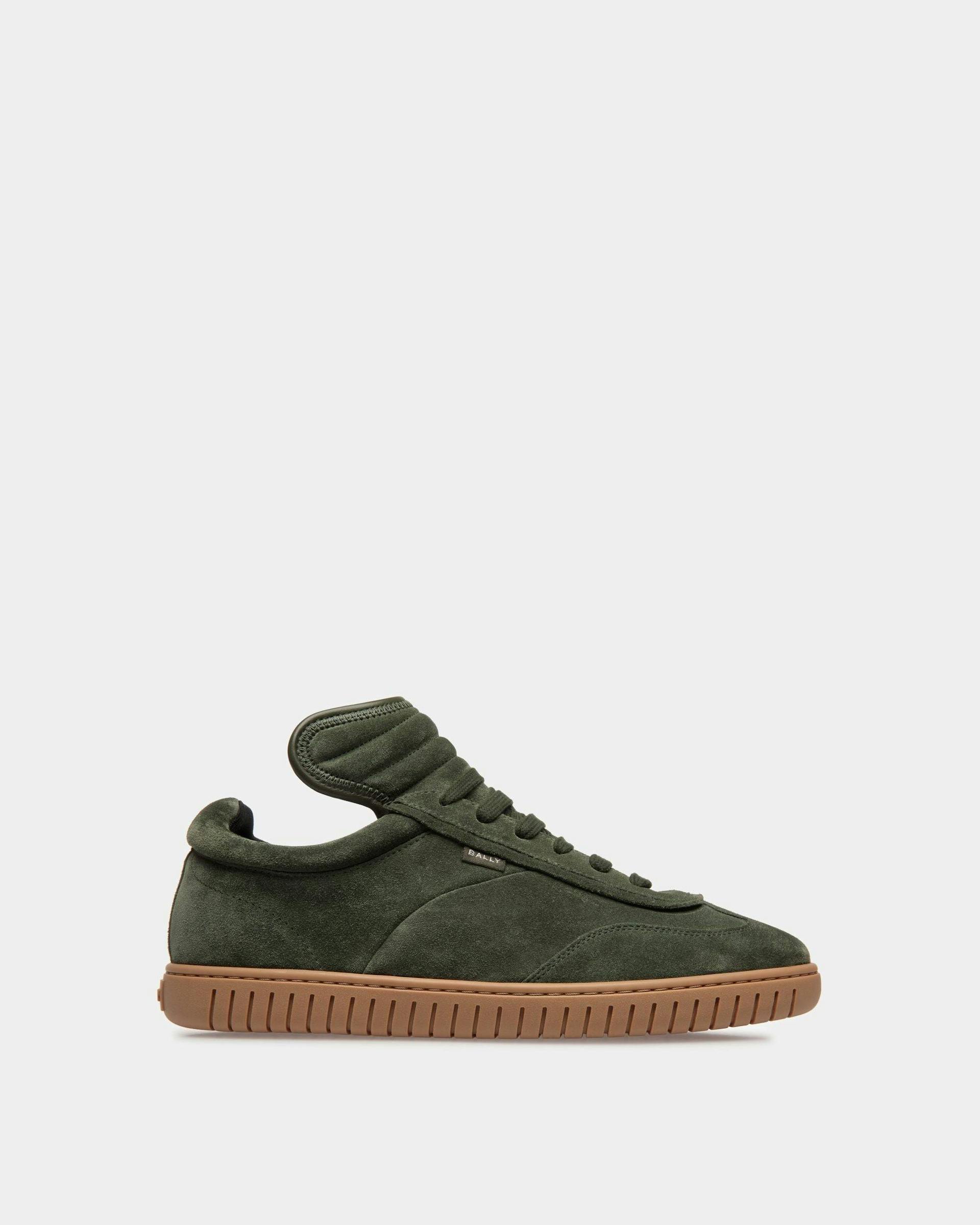 Player Sneakers In Green And Amber Leather - Men's - Bally - 01