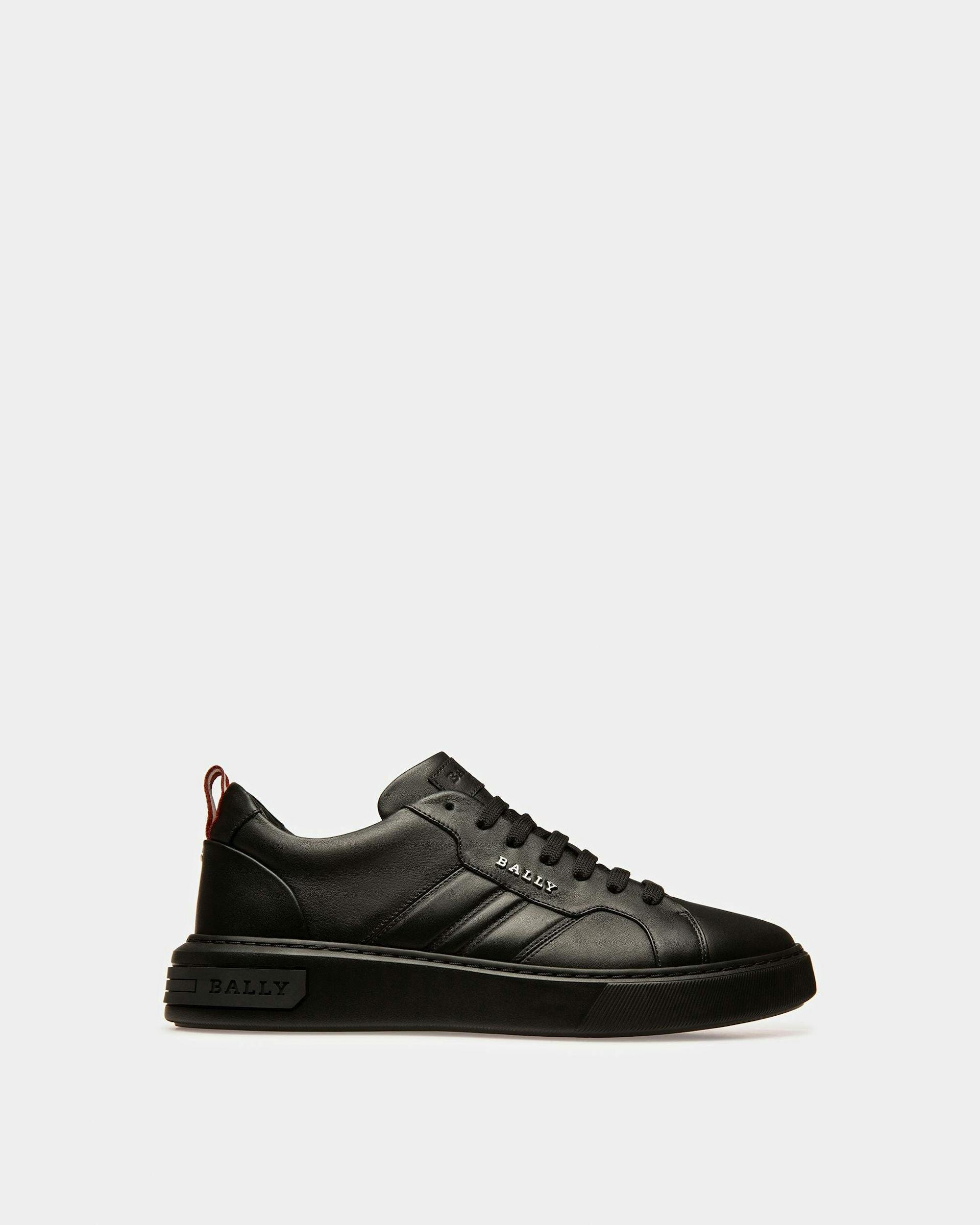 Maxim Leather Sneakers In Black - Men's - Bally - 01