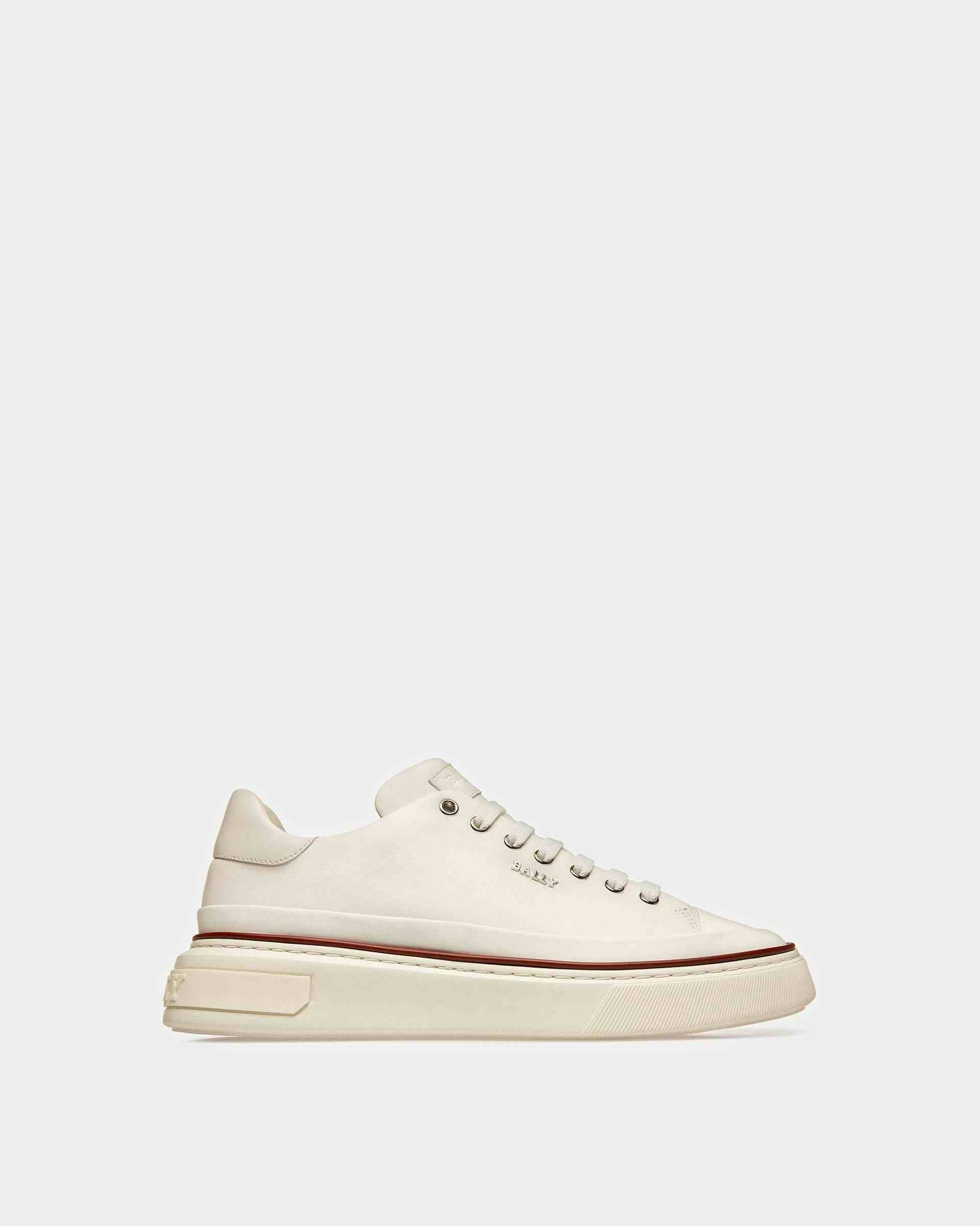 Maily Leather Sneakers In White - Men's - Bally
