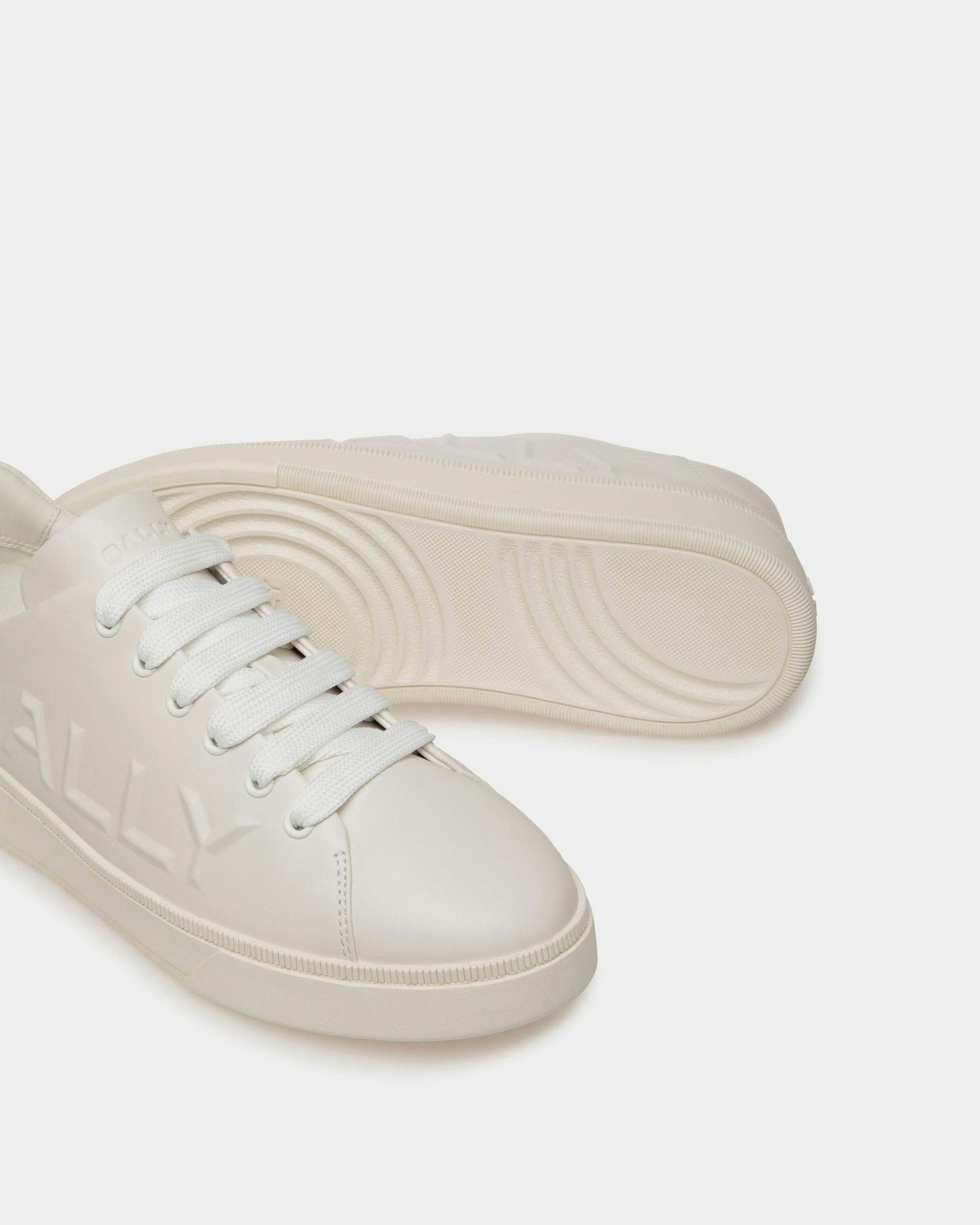 Men's Raise Sneaker in White Leather | Bally | Still Life Below