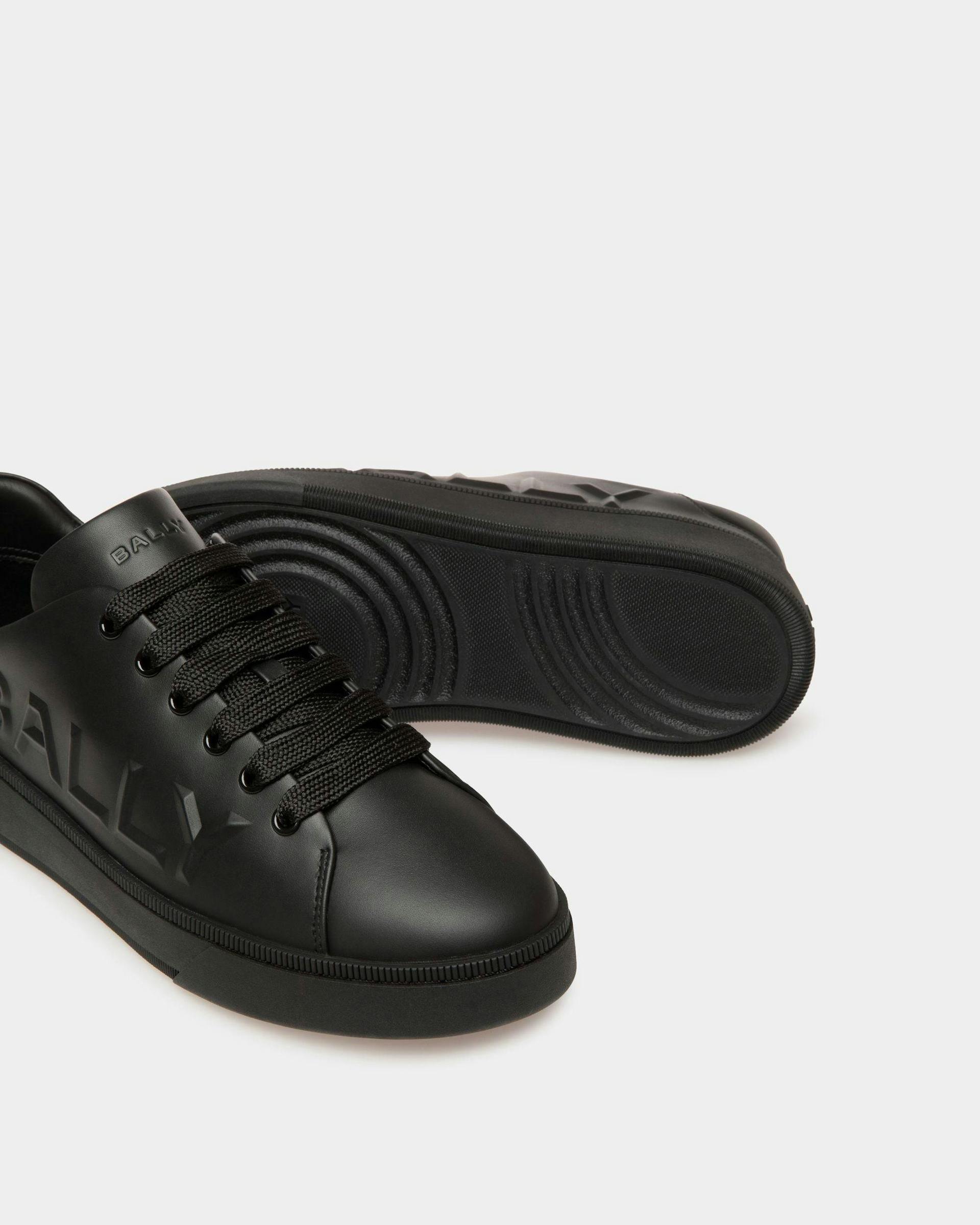 Men's Raise Sneaker in Black Leather | Bally | Still Life Below