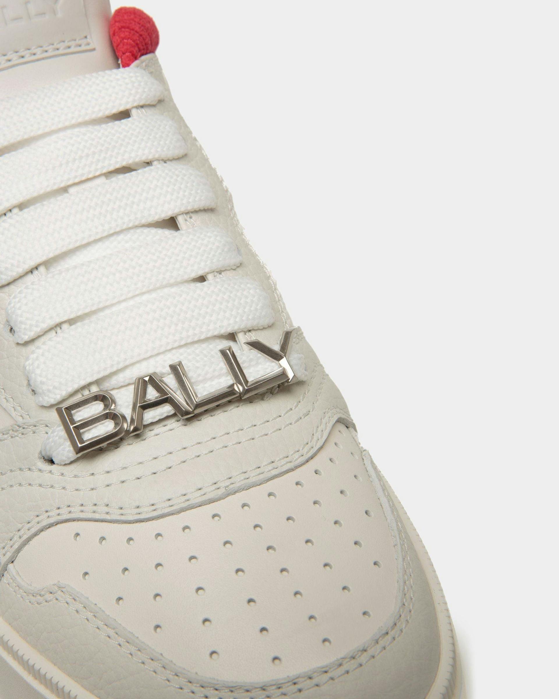 Men's Raise Sneaker in White Leather | Bally | Still Life Detail