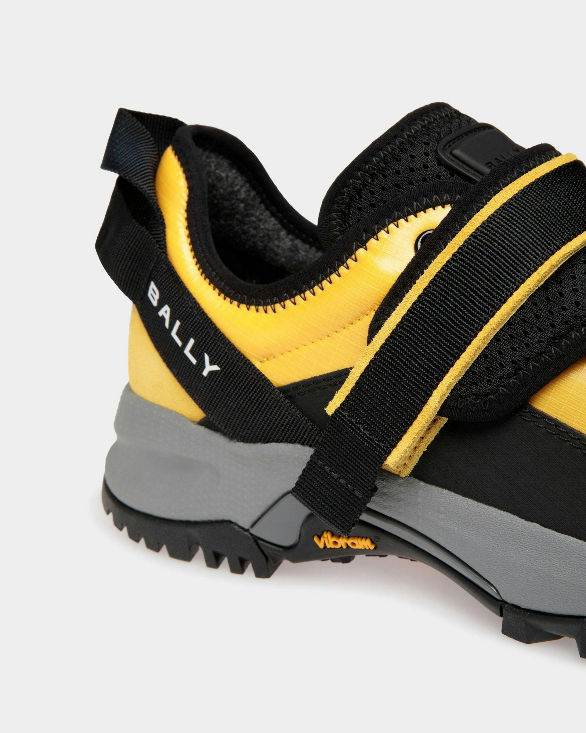 Men's Faster Sneaker In Yellow Nylon | Bally | Still Life Detail