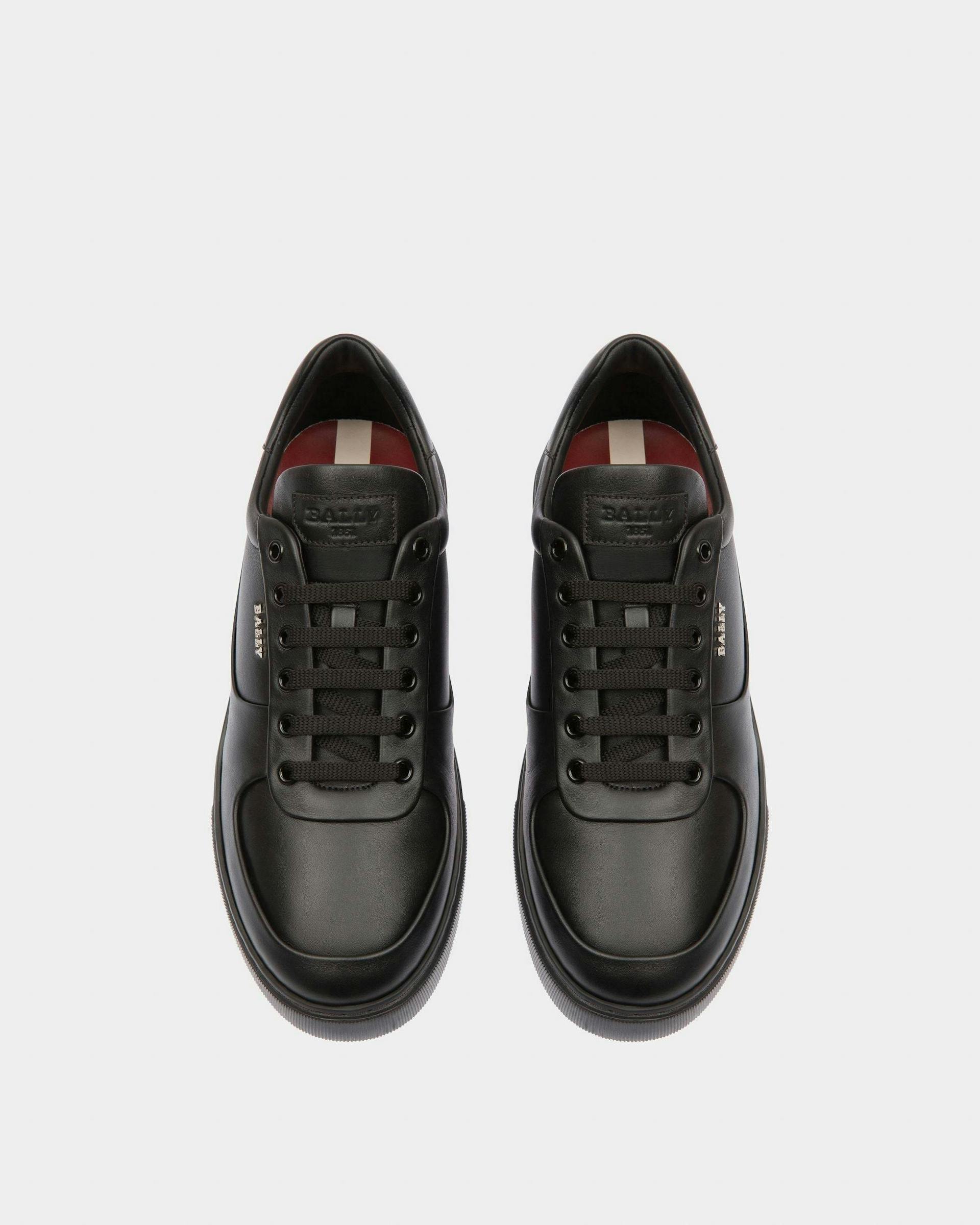 Manny Leather Sneakers In Black - Men's - Bally - 02