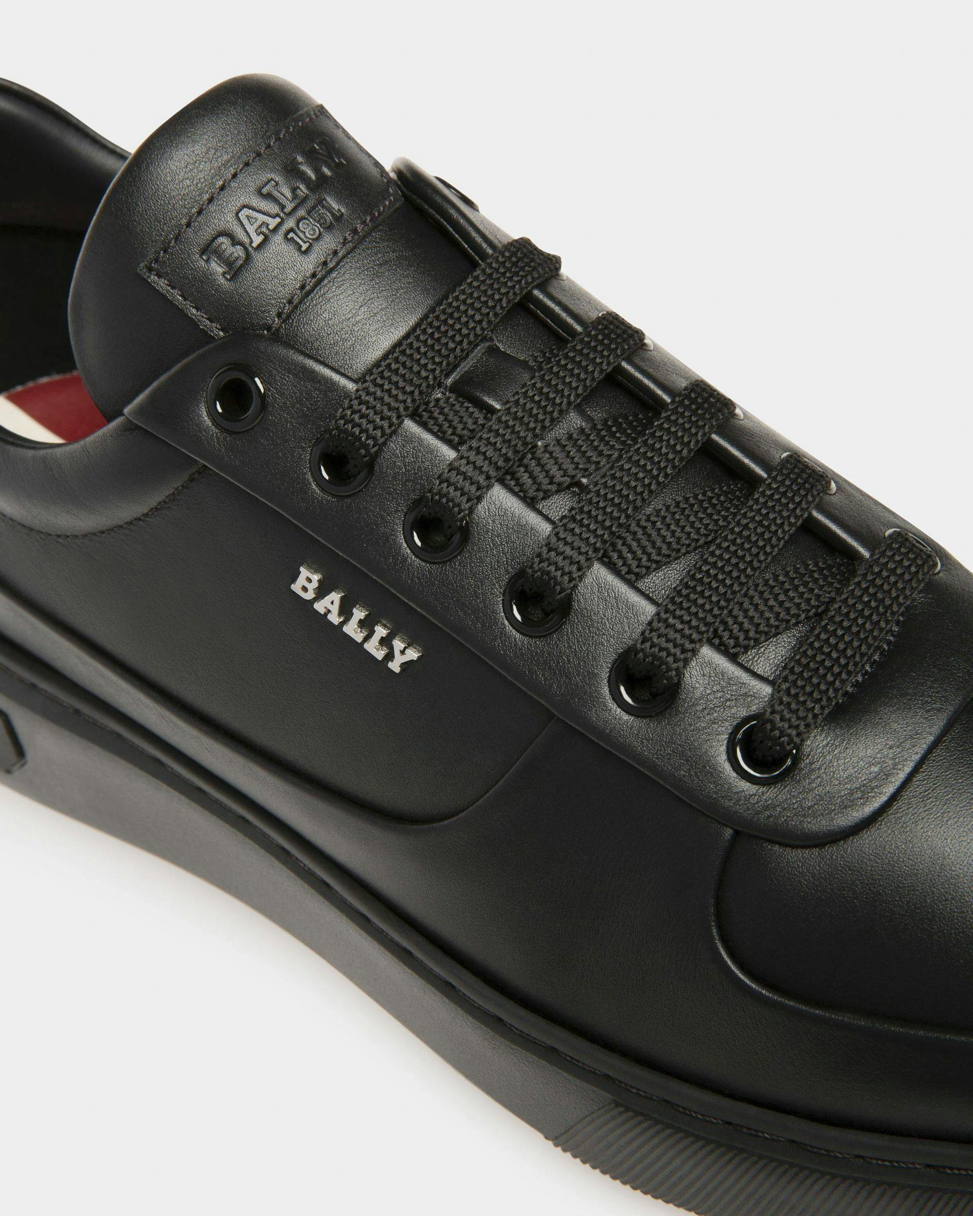 Manny Leather Sneakers In Black - Men's - Bally - 06