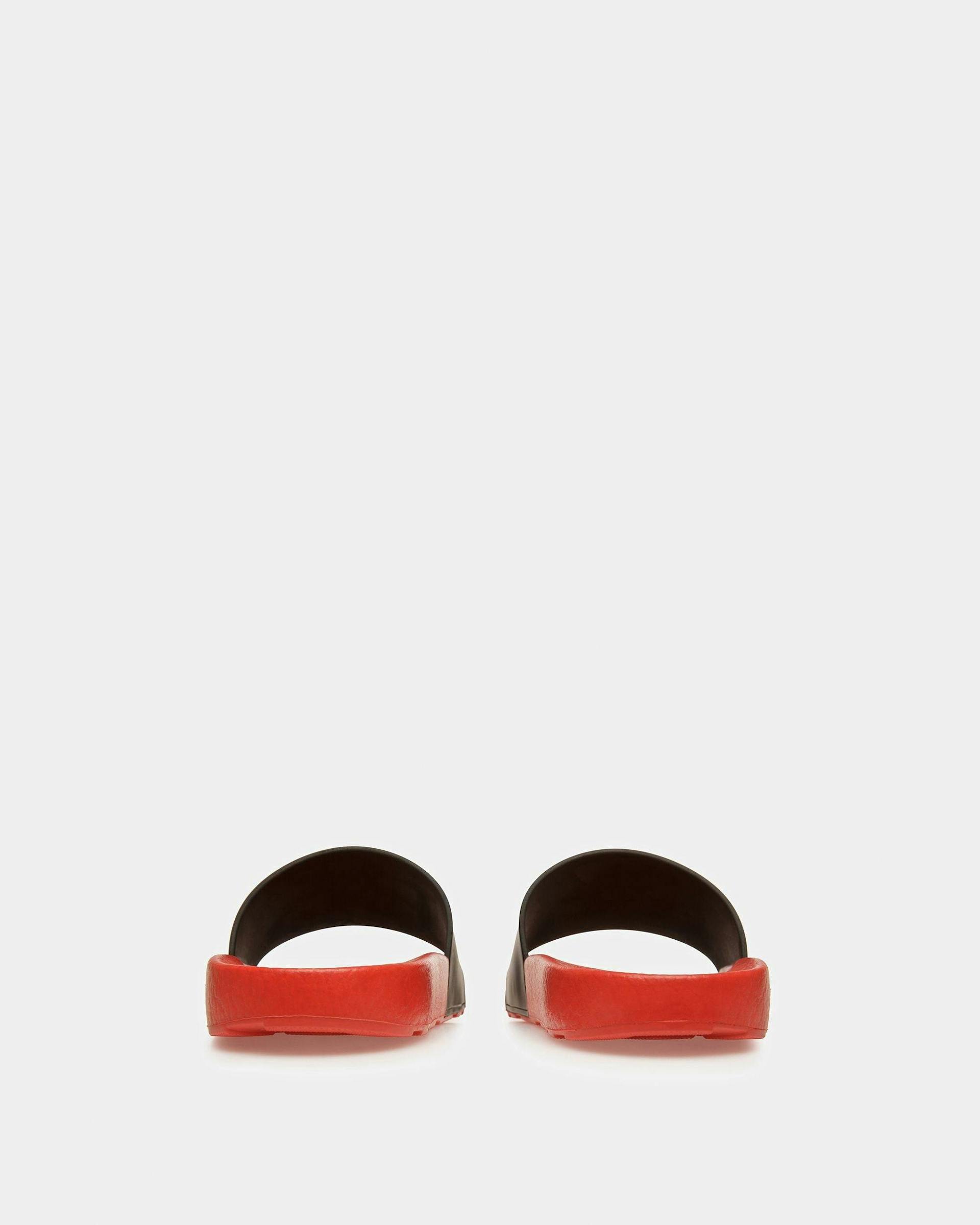 Scotty Rubber Sandals In Black And Orange - Men's - Bally - 04