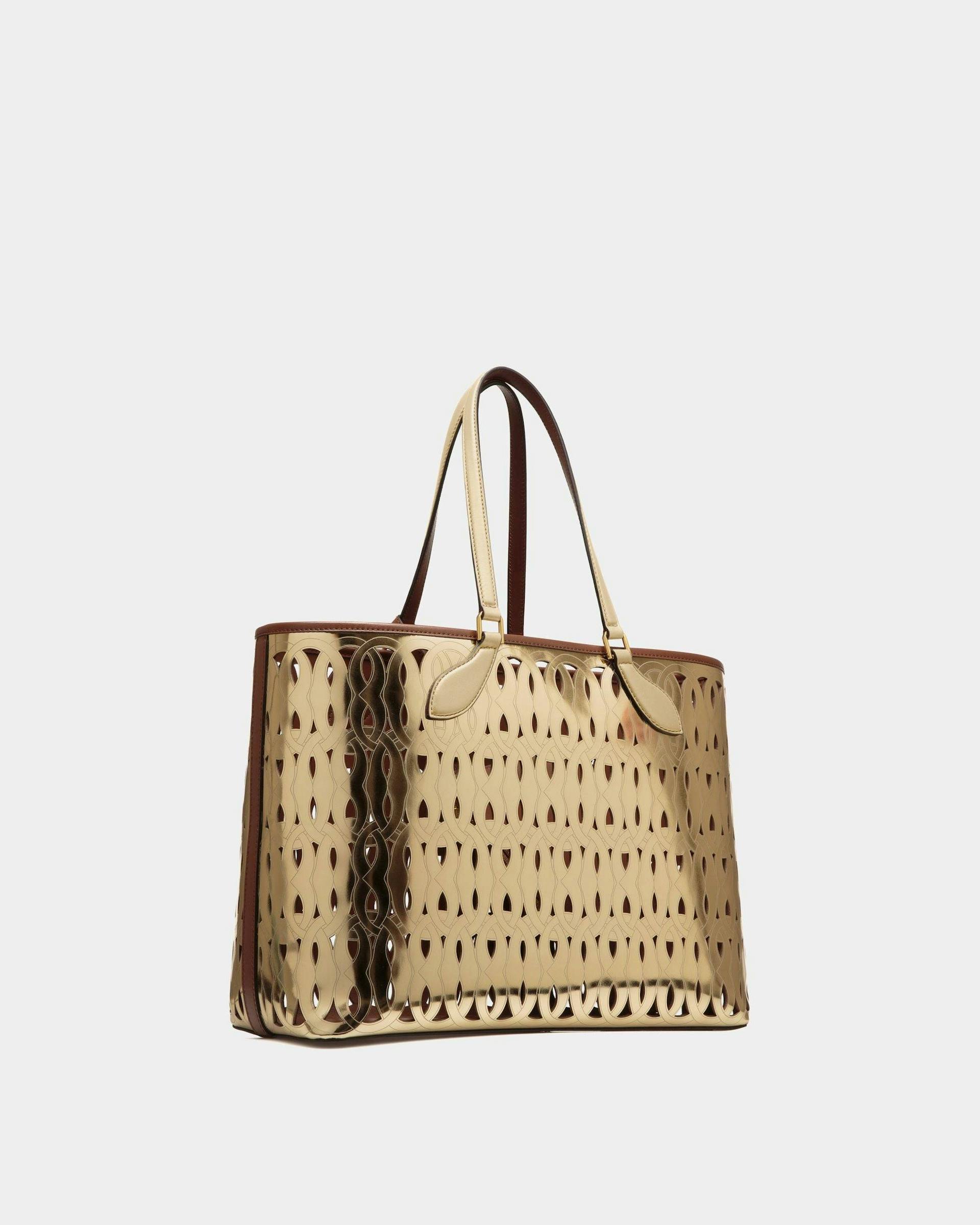 Women's Lago Tote Bag in Patent Leather | Bally | Still Life 3/4 Front