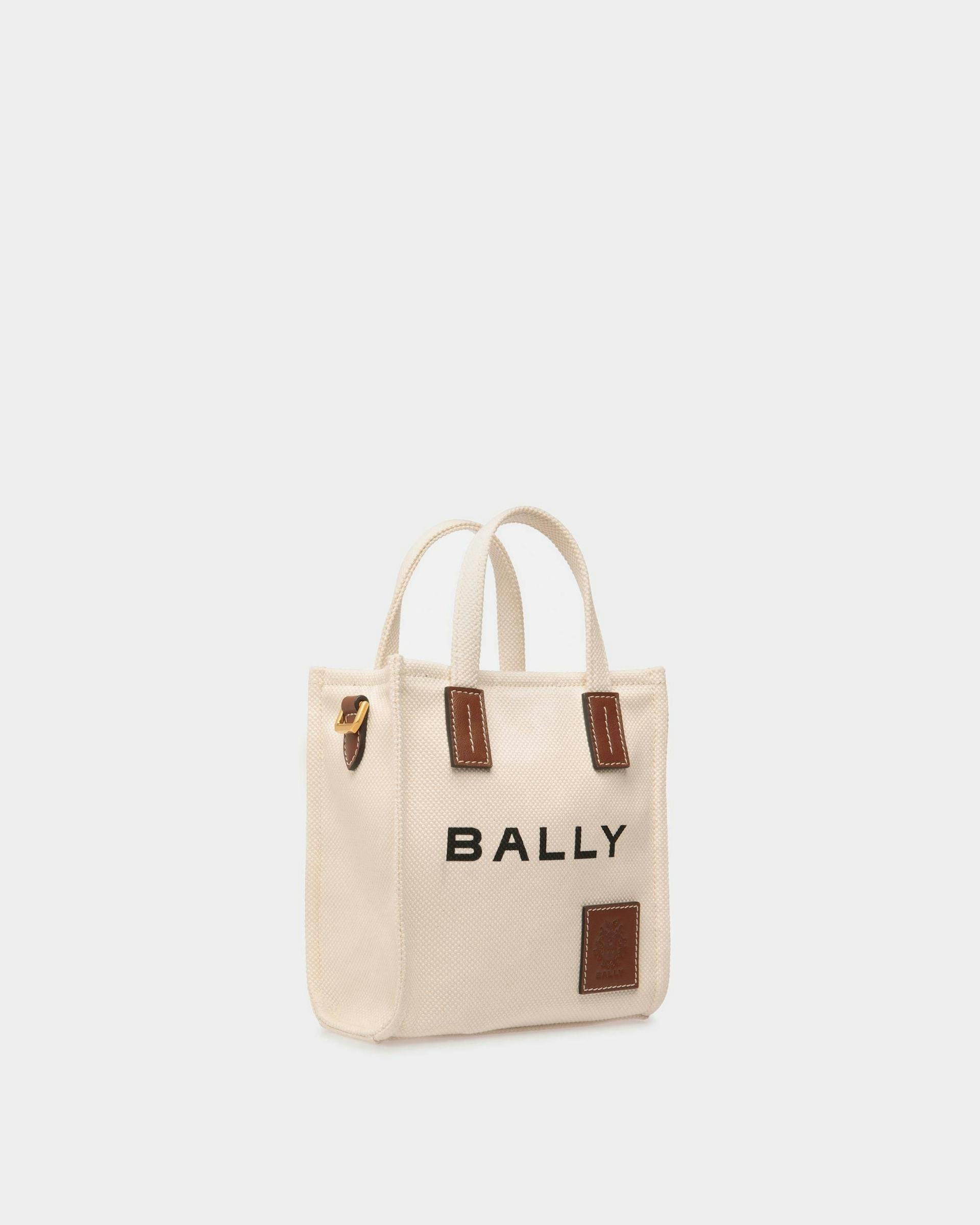 Women's Akelei Mini Tote Bag in Canvas | Bally | Still Life 3/4 Front
