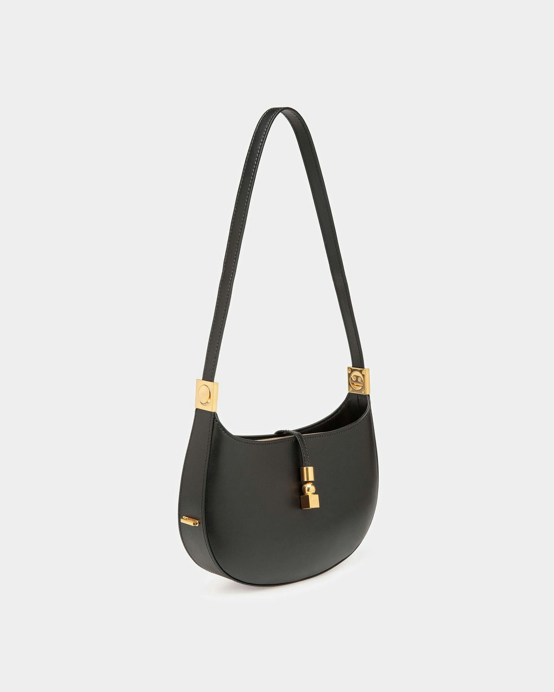 Block Shoulder Bag In Plain Leather - Women's - Bally - 06