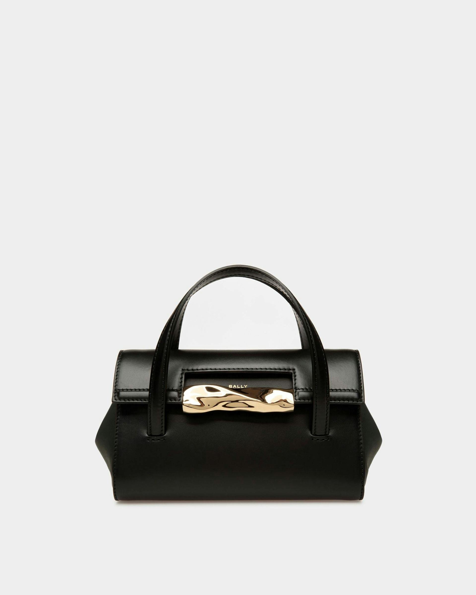 Baroque Minibag In Black Leather - Women's - Bally - 01