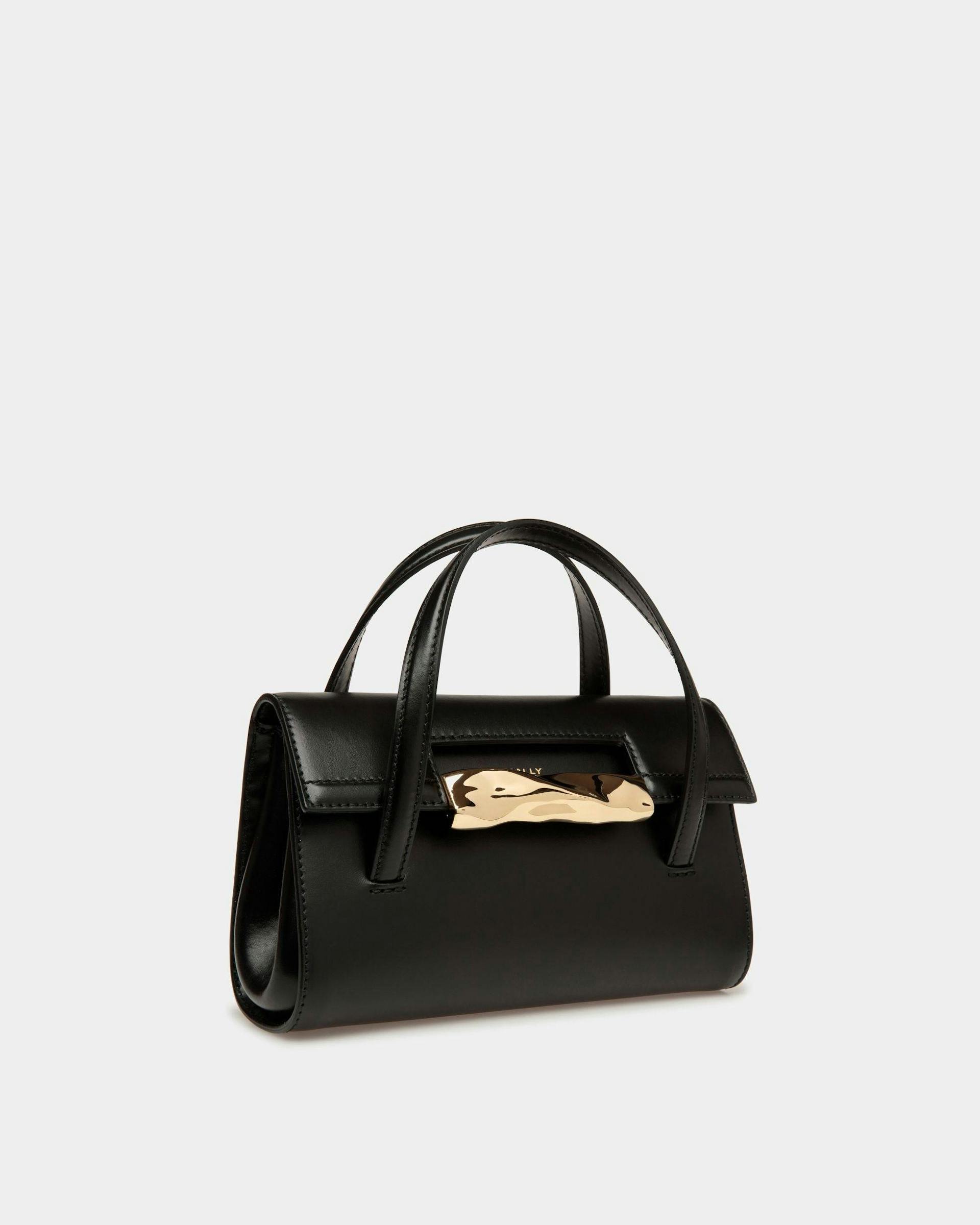 Baroque Minibag In Black Leather - Women's - Bally - 03