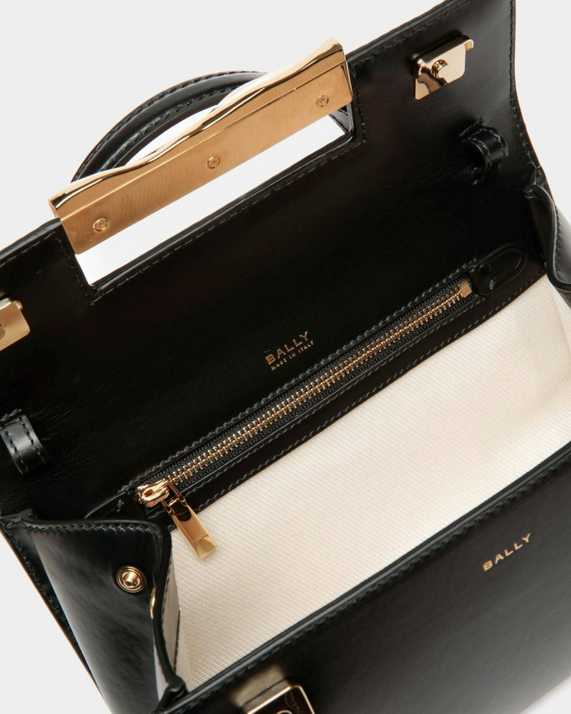 Baroque Minibag In Black Leather - Women's - Bally - 04