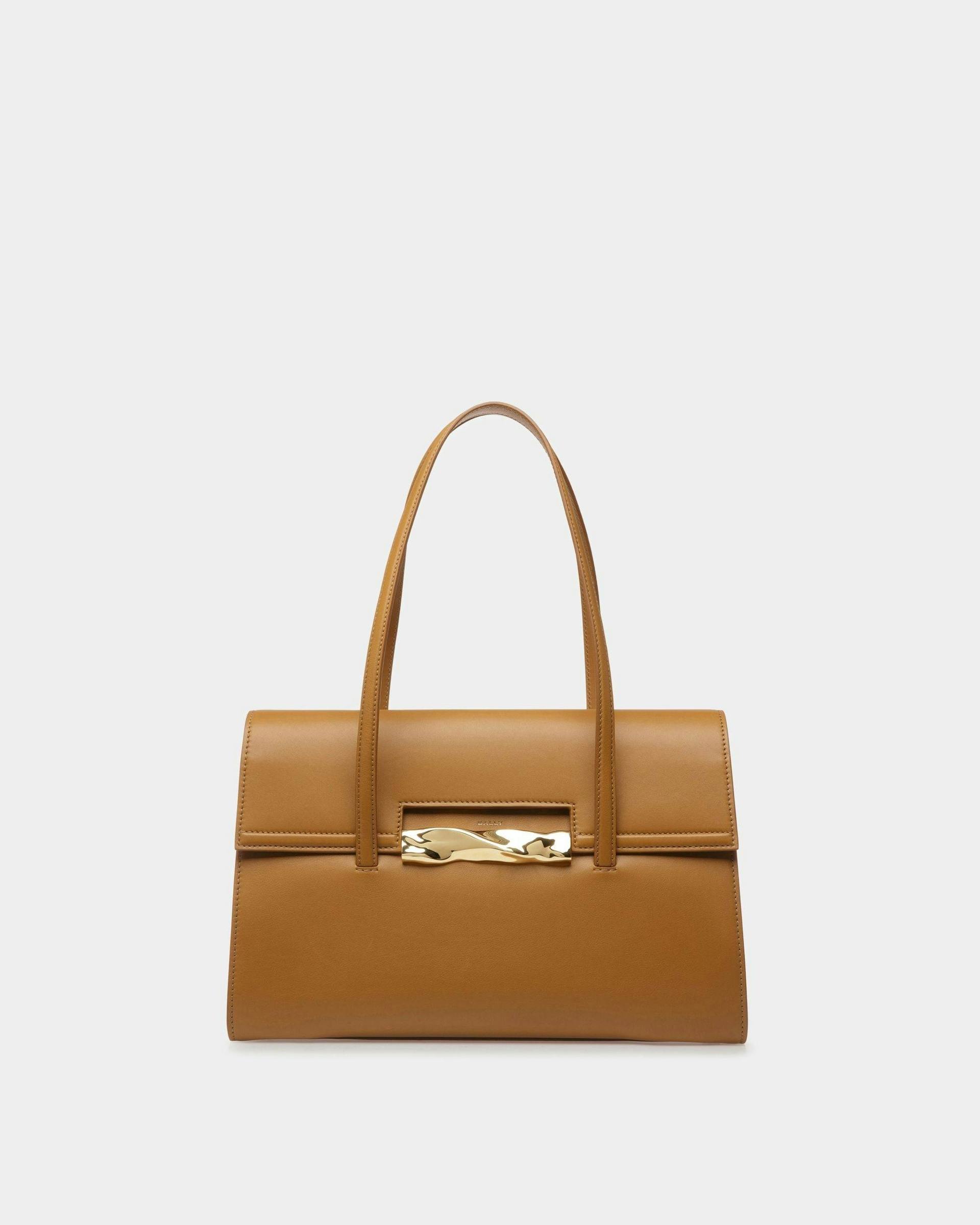 Baroque Shoulder Bag In Desert Leather - Women's - Bally - 01