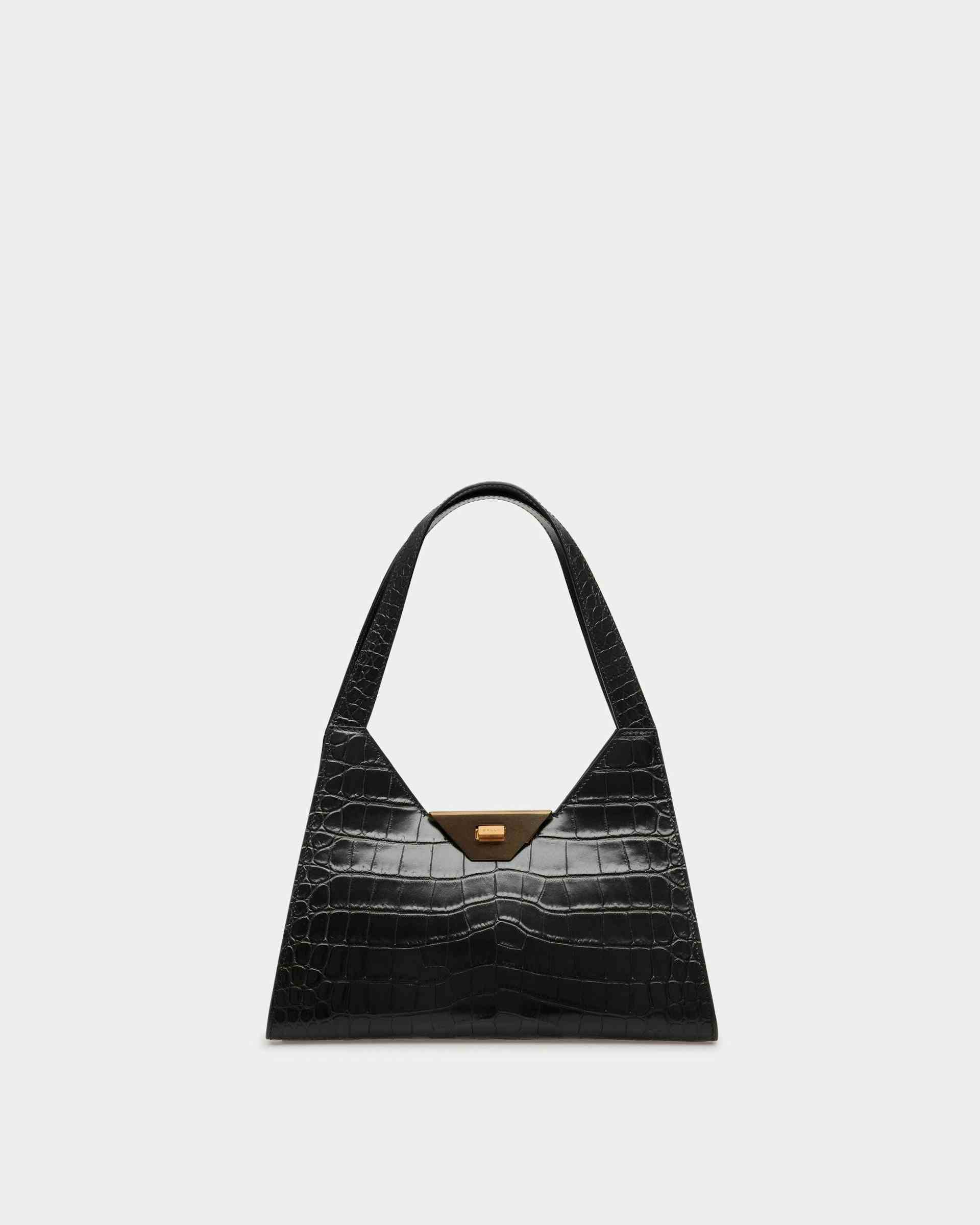 Trilliant Shoulder Bag In Black Leather - Women's - Bally
