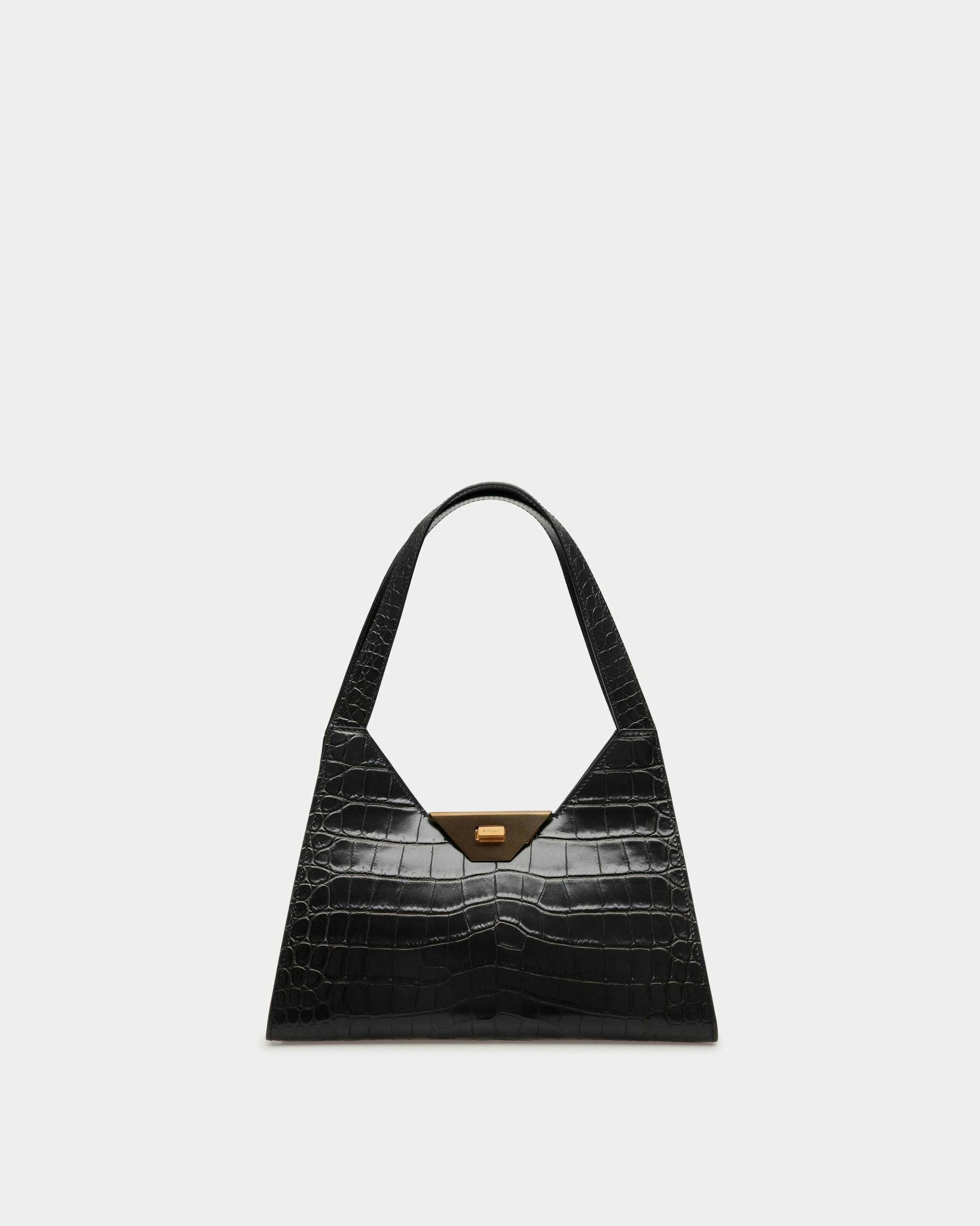 Trilliant Shoulder Bag In Black Leather - Women's - Bally - 01