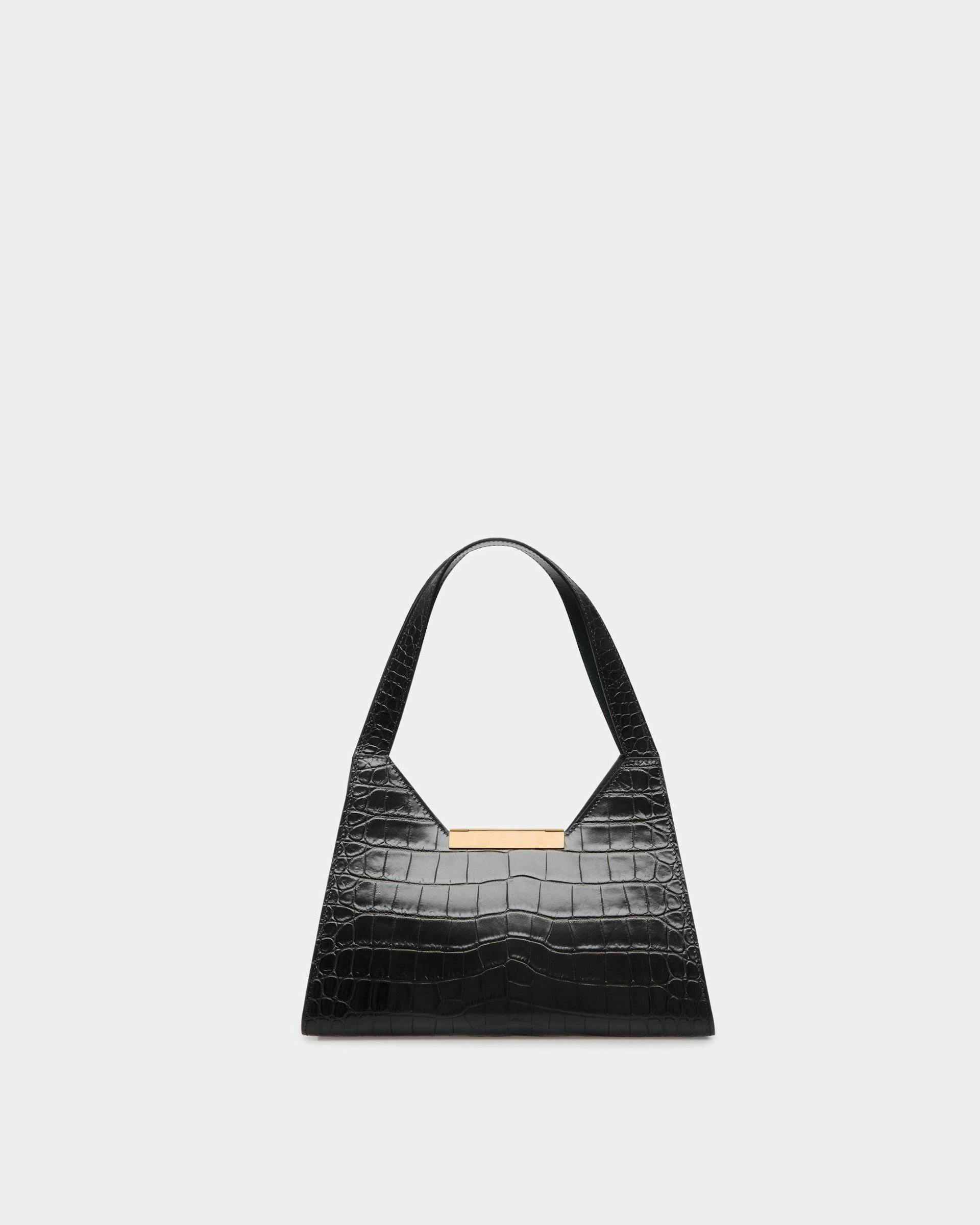 Trilliant Shoulder Bag In Black Leather - Women's - Bally - 02
