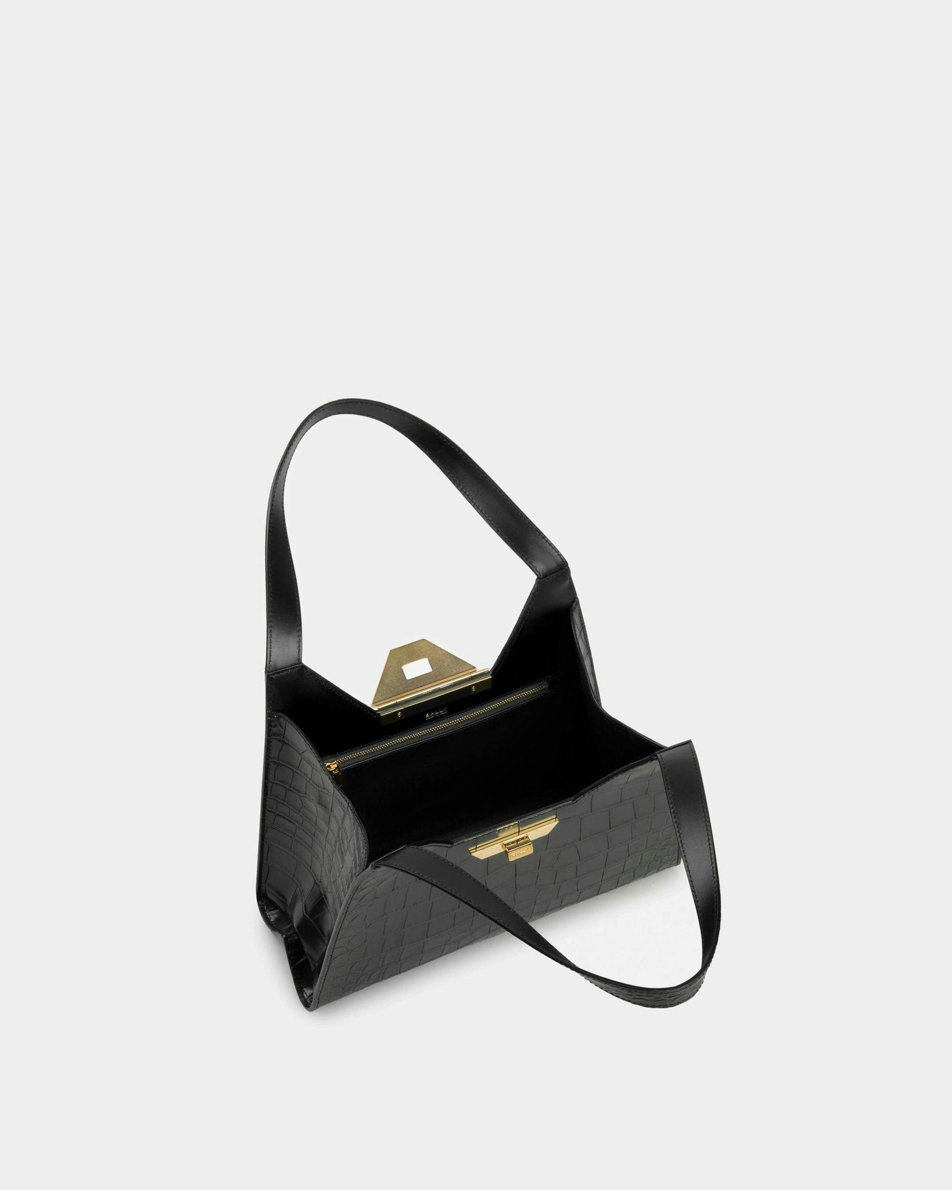 Trilliant Shoulder Bag In Black Leather - Women's - Bally - 04