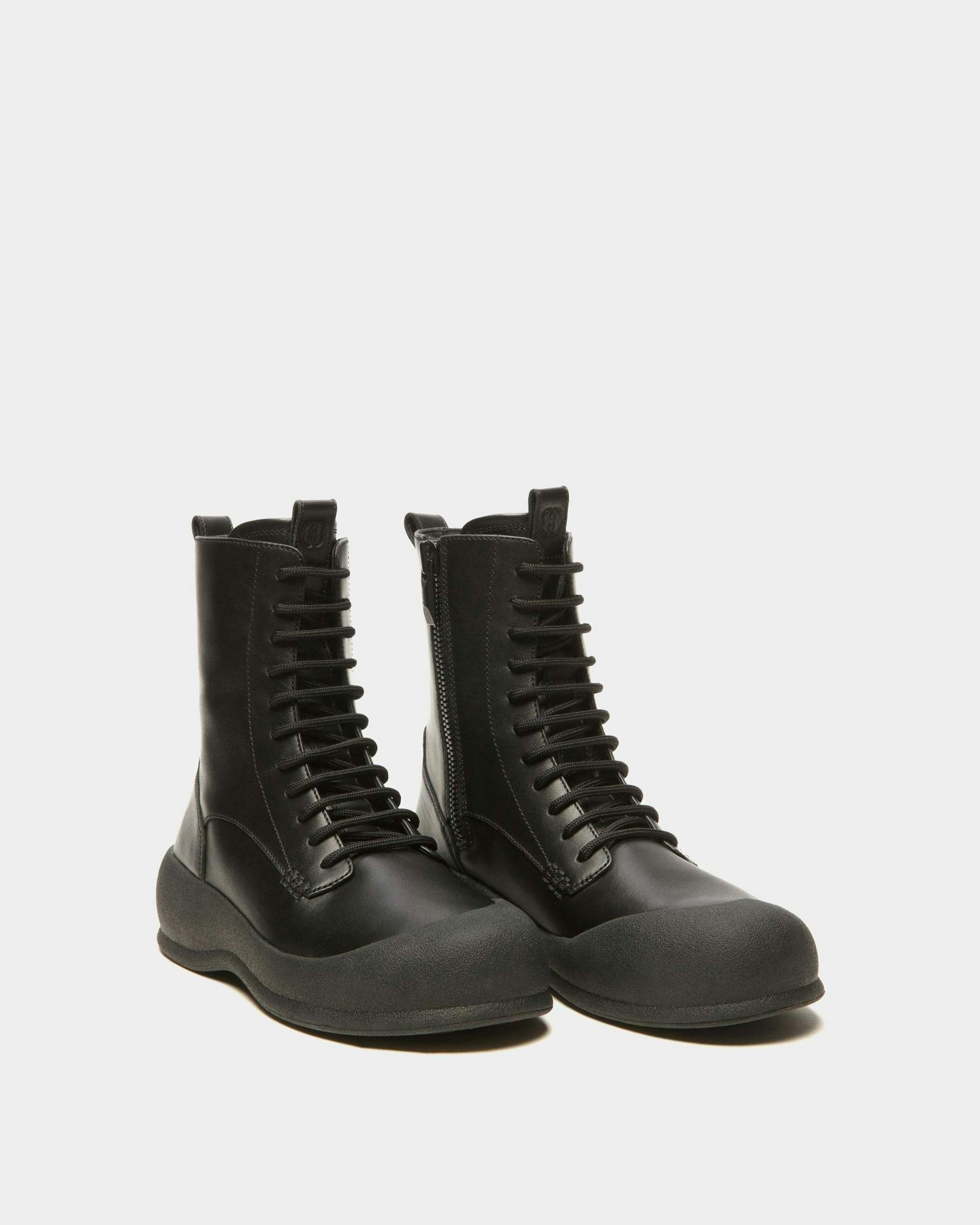 Frei Boots In Black Leather - Women's - Bally - 03