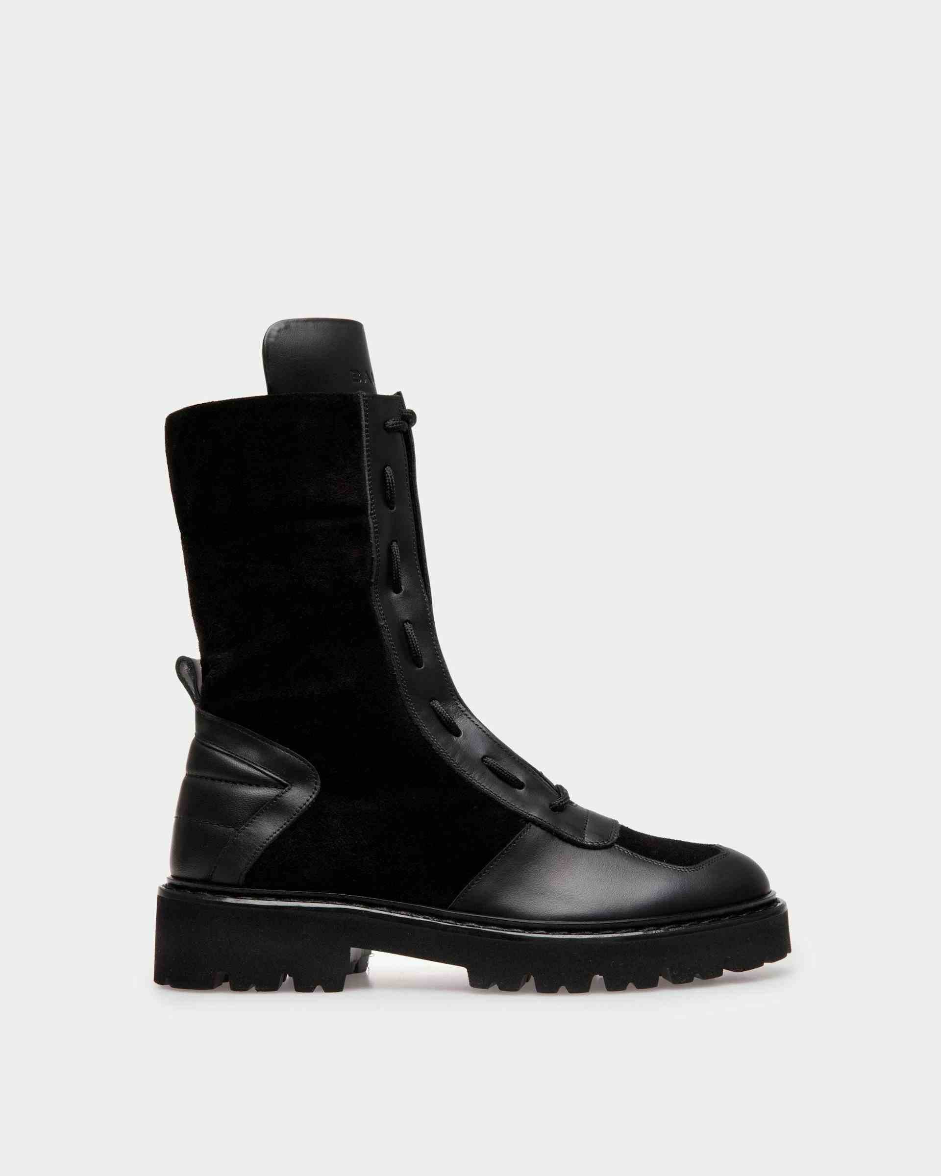 Enga Boots In Black Leather - Women's - Bally