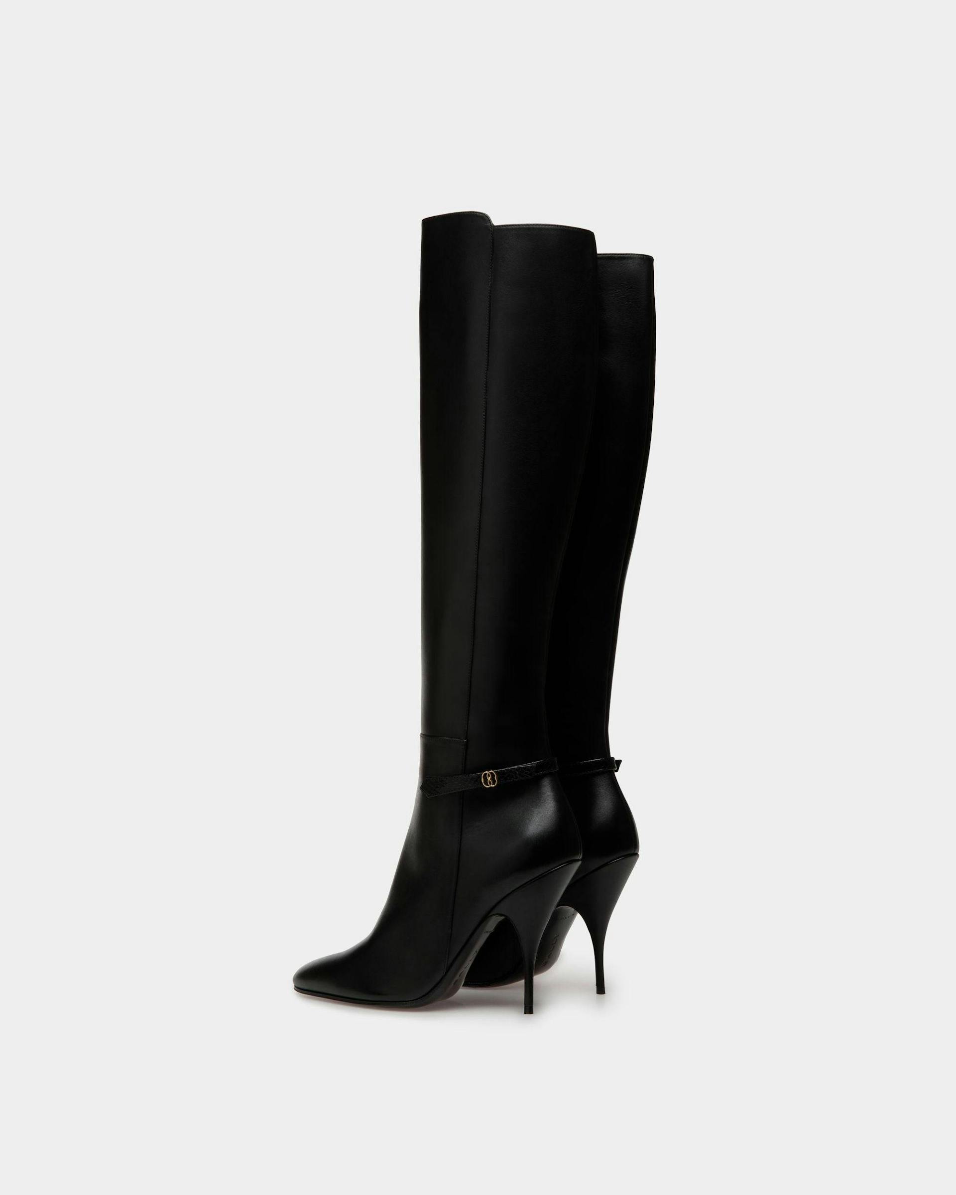 Paulina Boots In Black Leather - Women's - Bally - 04