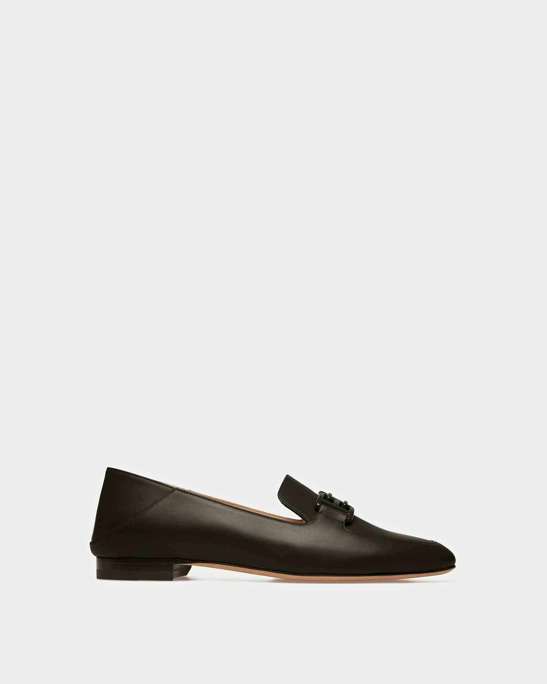 Ellah Leather Loafers In Black - Women's - Bally