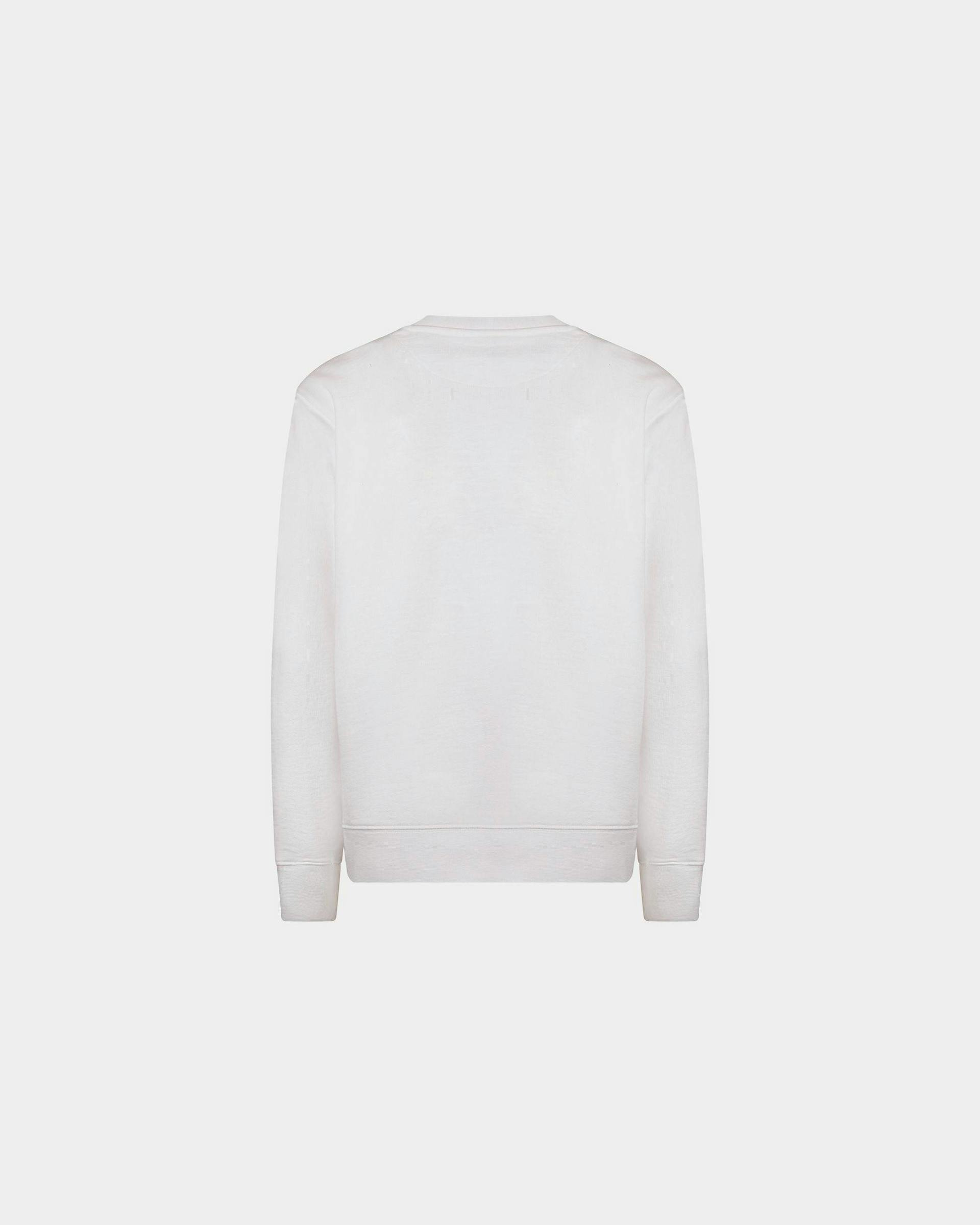 Crewneck Sweatshirt in White Cotton - Women's - Bally - 06