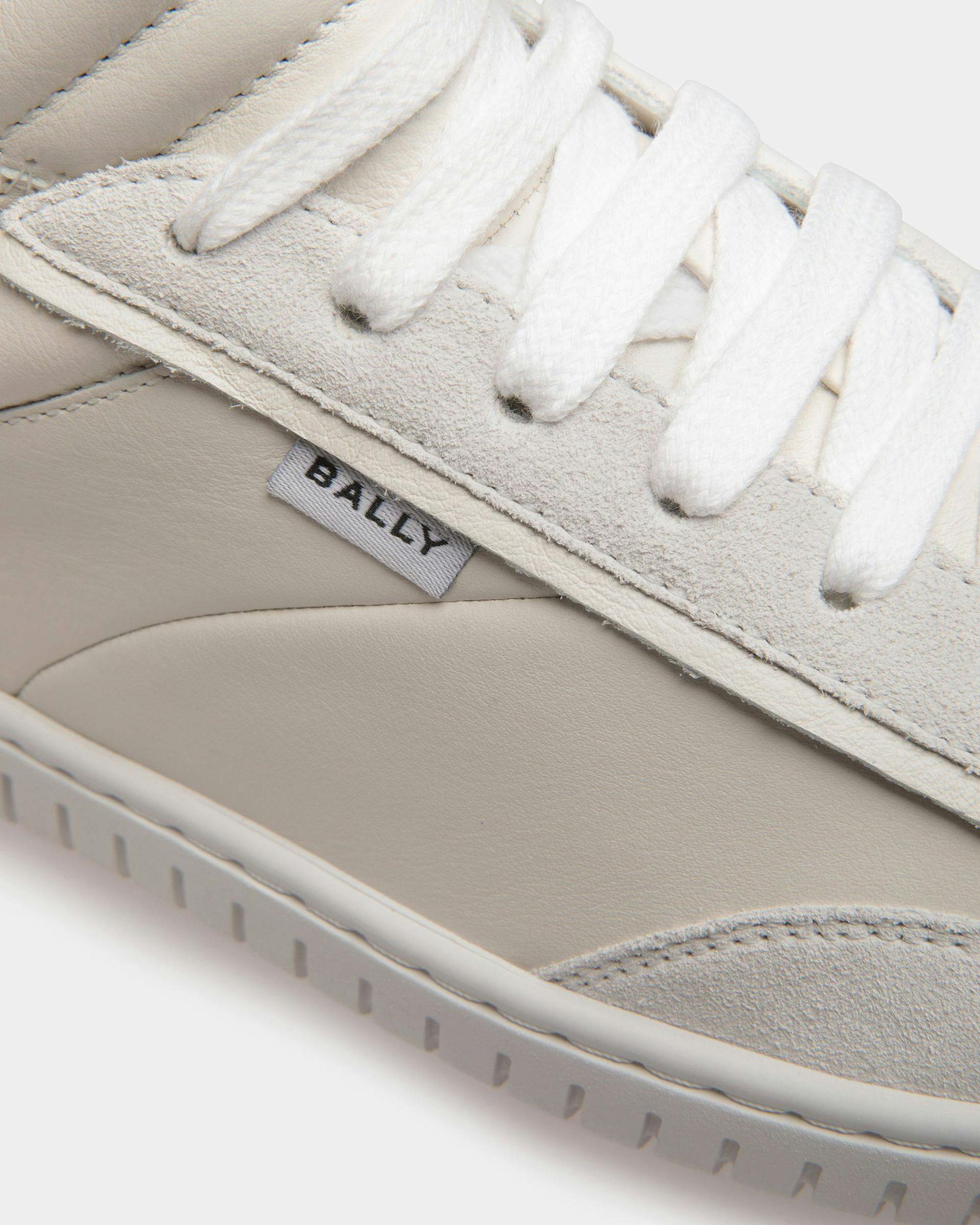 Women's Player Sneakers In White Leather | Bally | Still Life Detail