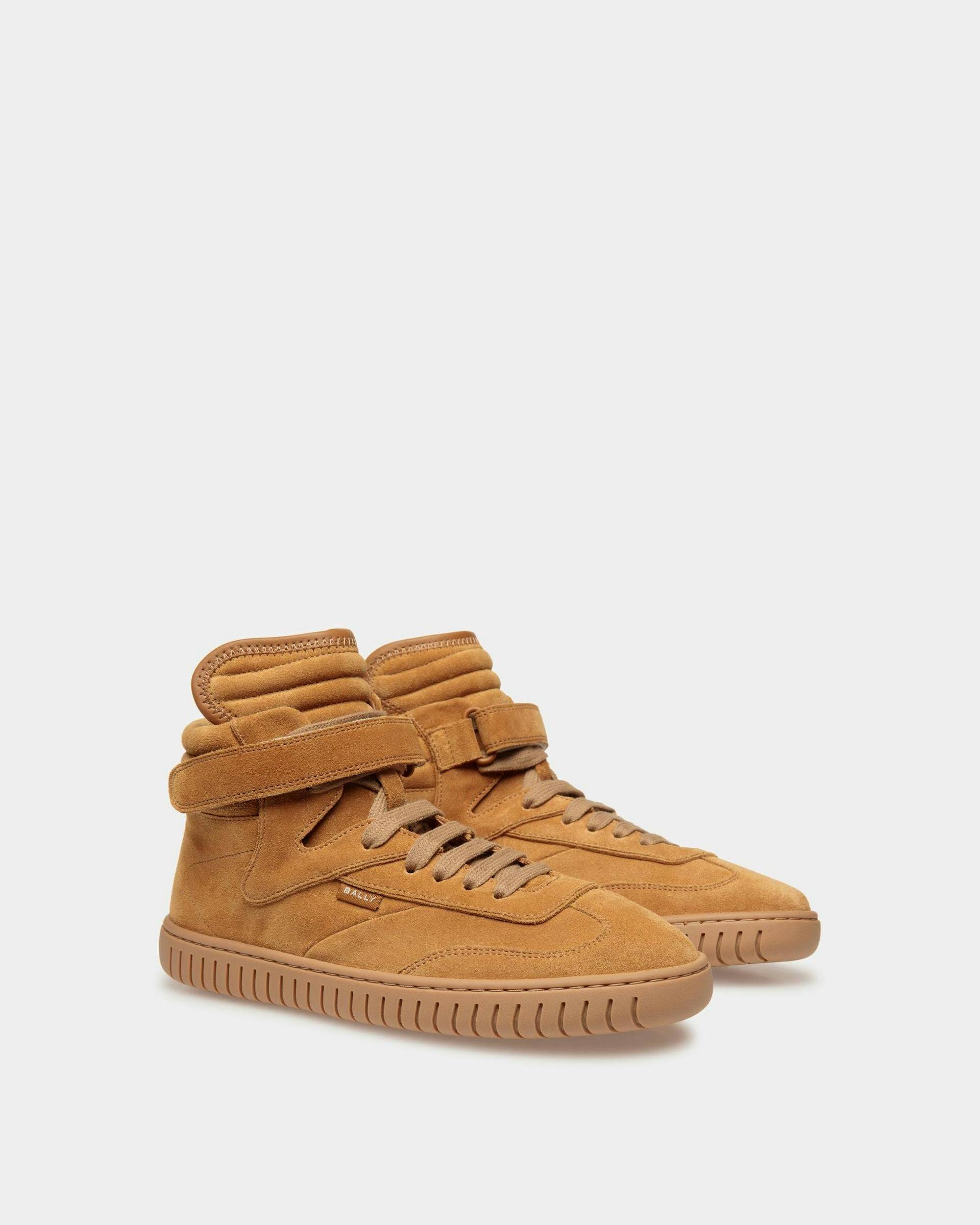 Player Sneakers In Desert And Amber Leather - Women's - Bally - 02