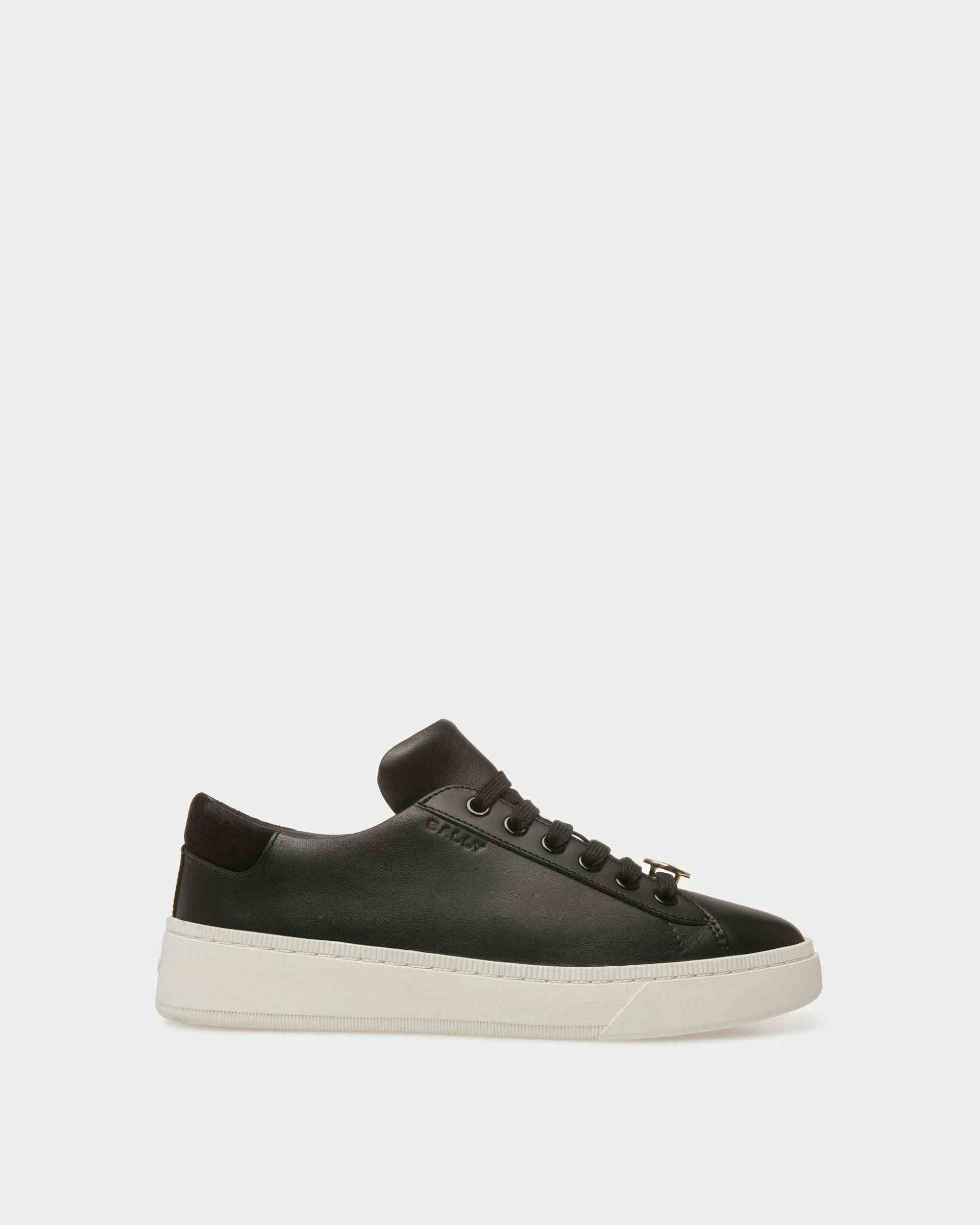 Raise Sneakers In Black And White Leather - Women's - Bally