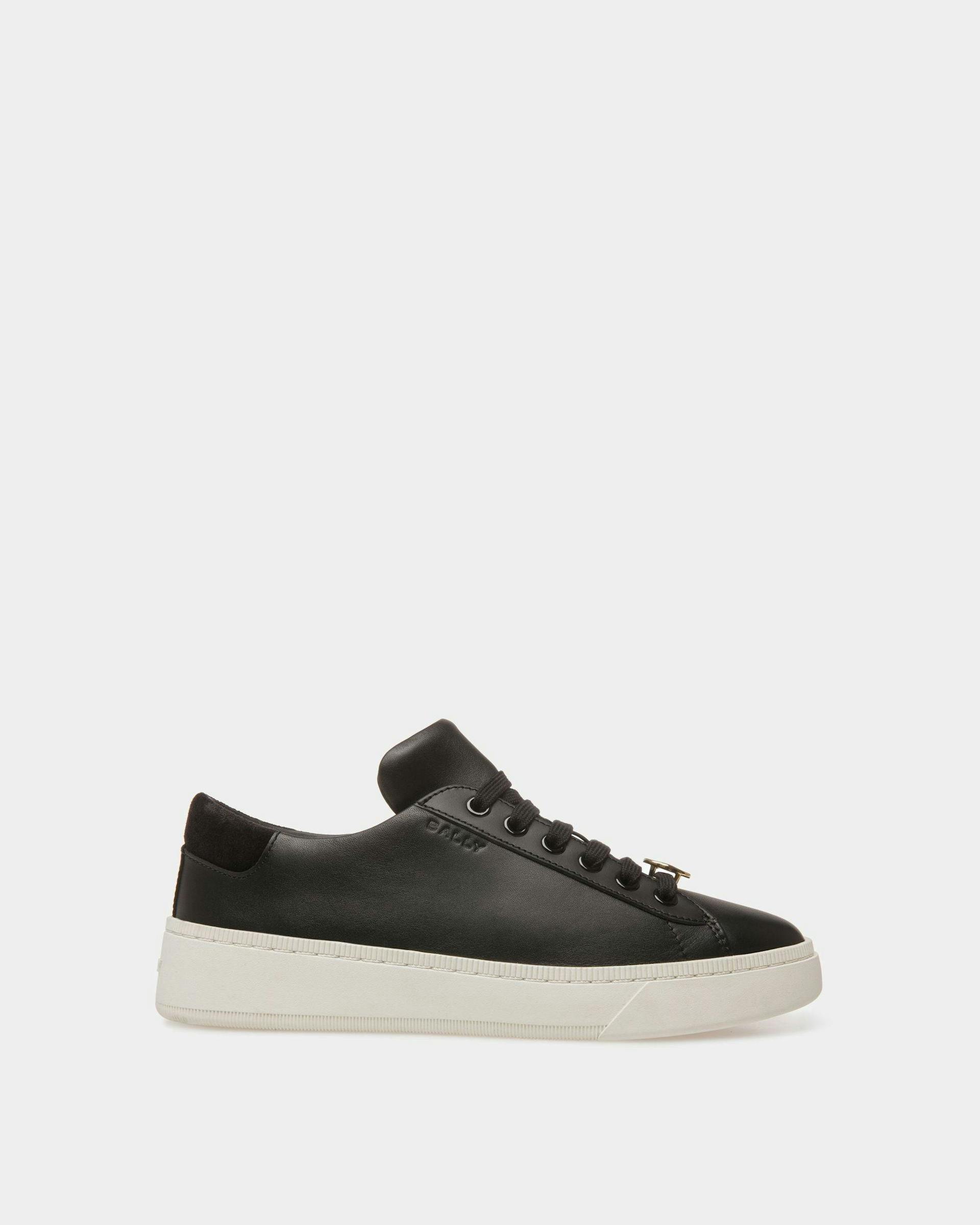 Raise Sneakers In Black And White Leather - Women's - Bally - 01