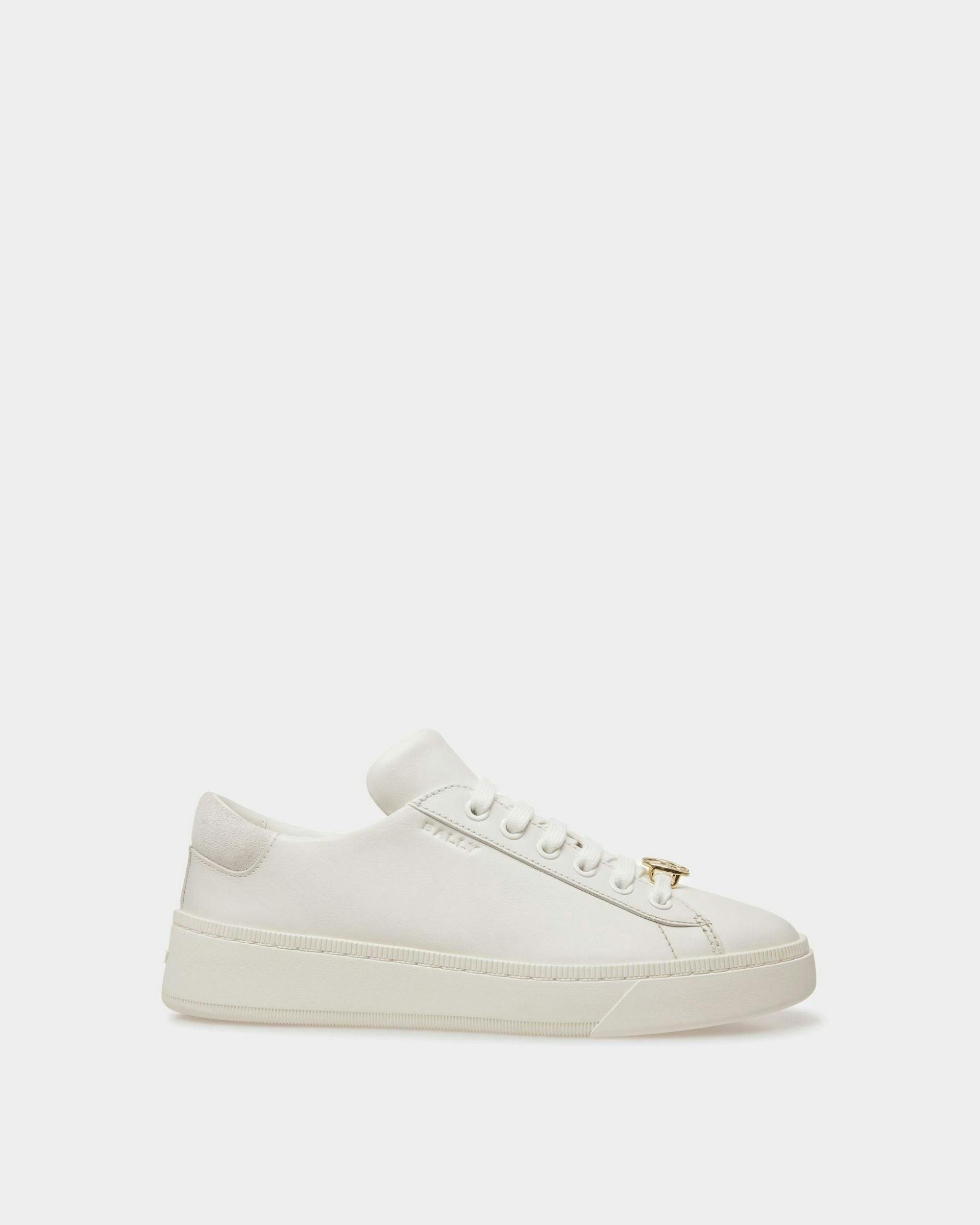Raise Sneakers In White Leather - Women's - Bally - 01