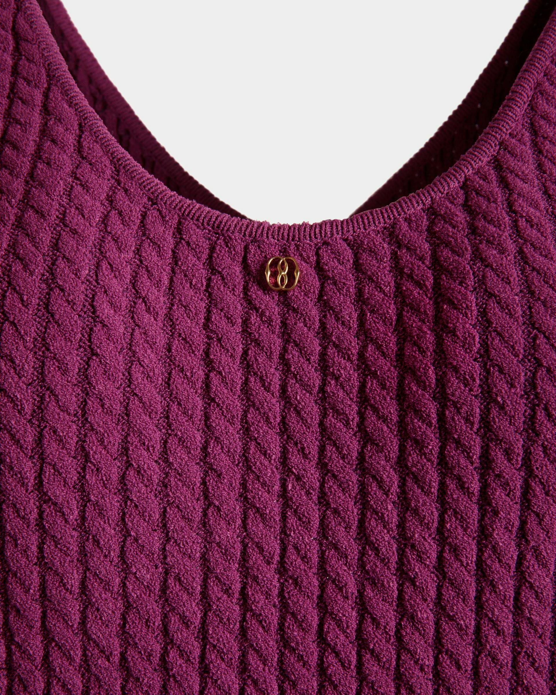 Pink Knit Midi Dress - Women's - Bally - 02