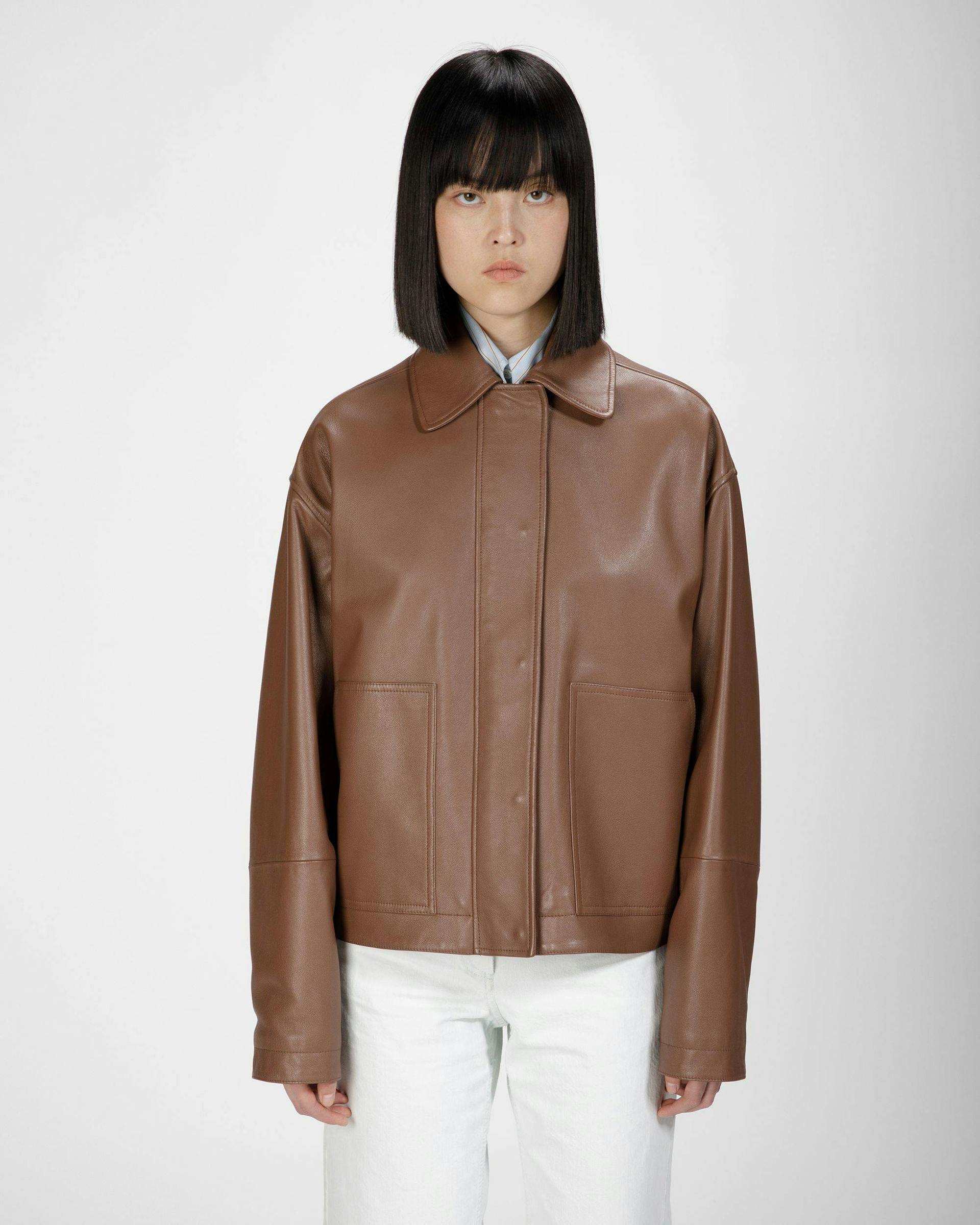Leather Jacket - Women's - Bally - 01