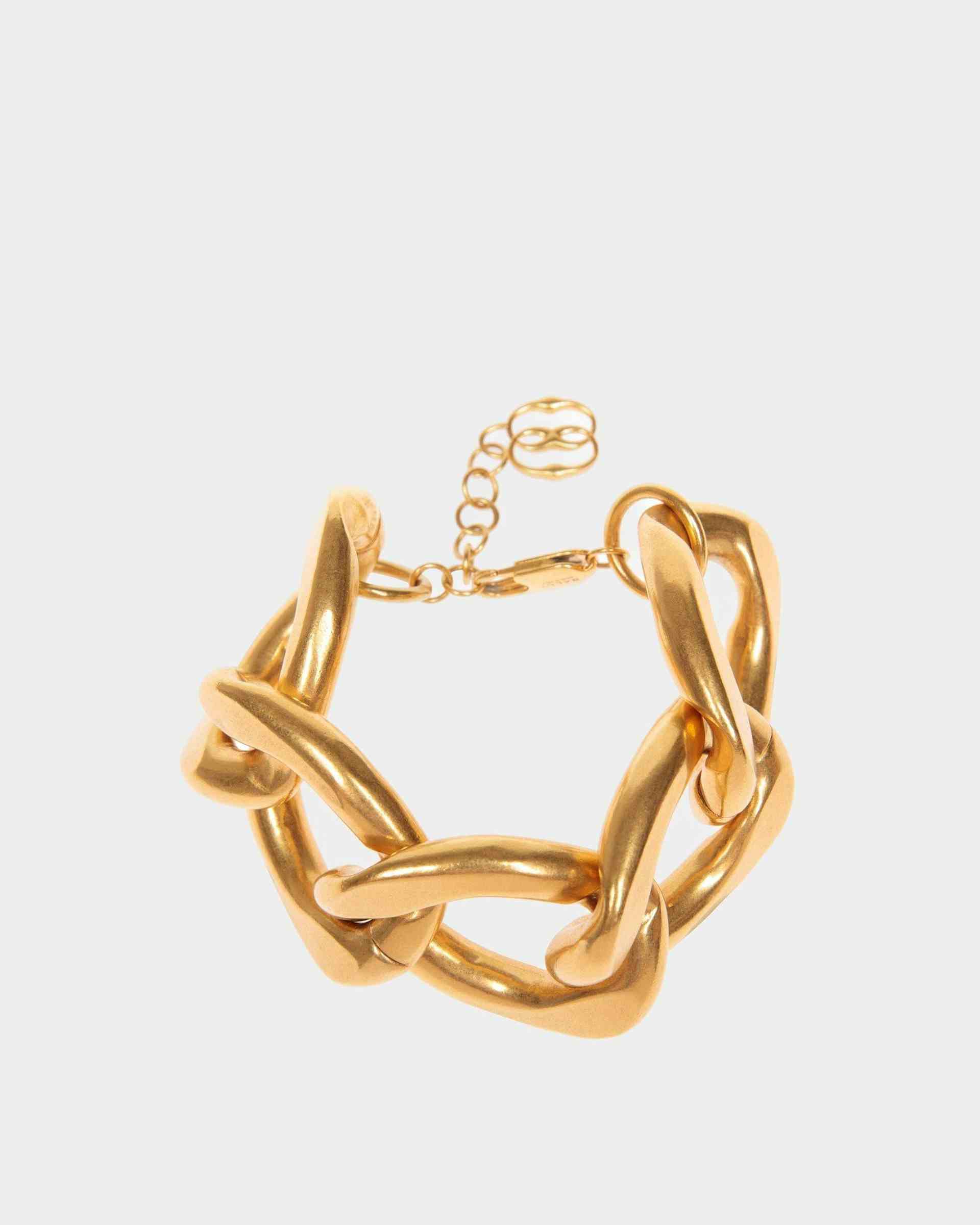 Chain Bracelet In Hammered Gold - Women's - Bally