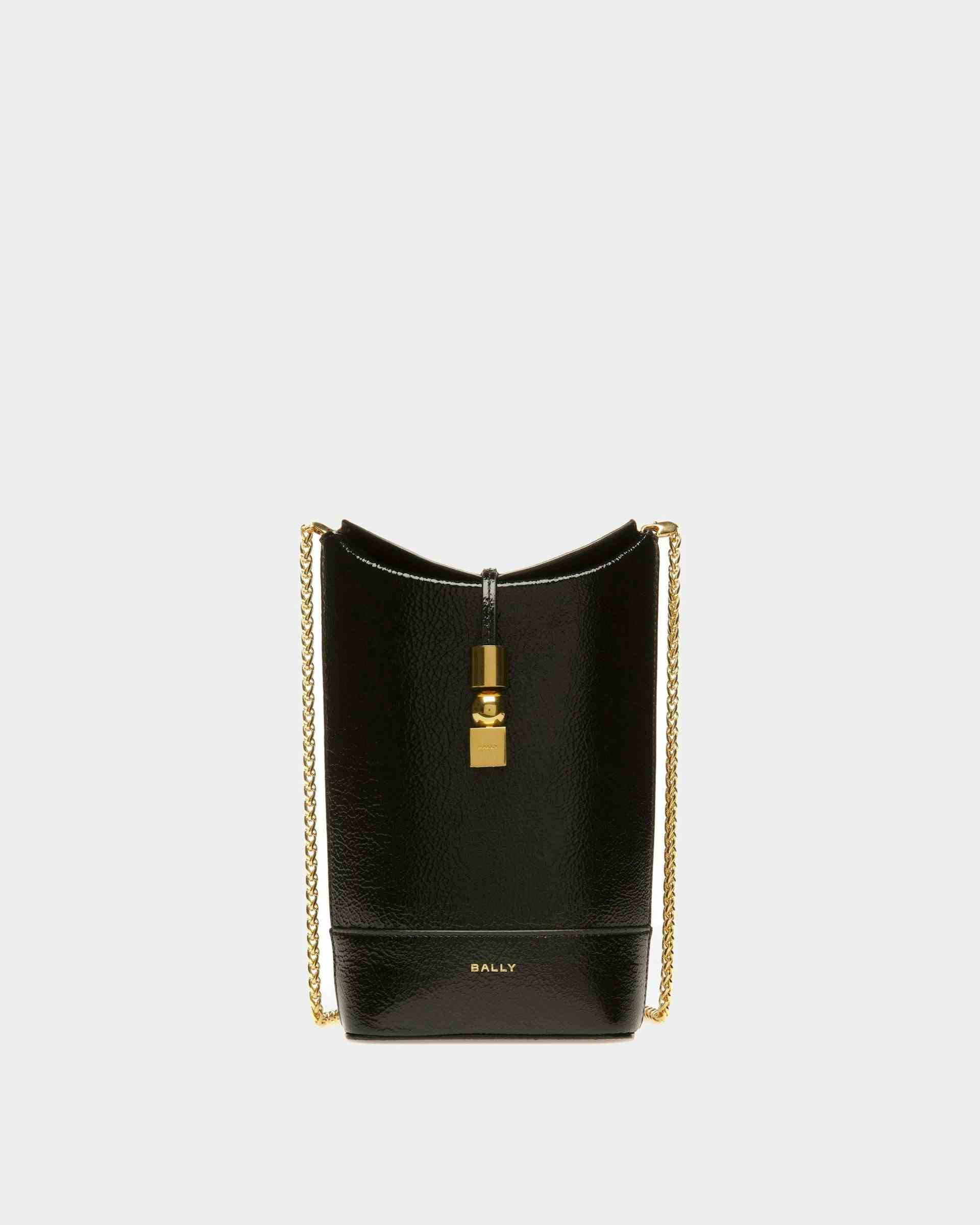 Block Minibag In Black Leather - Women's - Bally