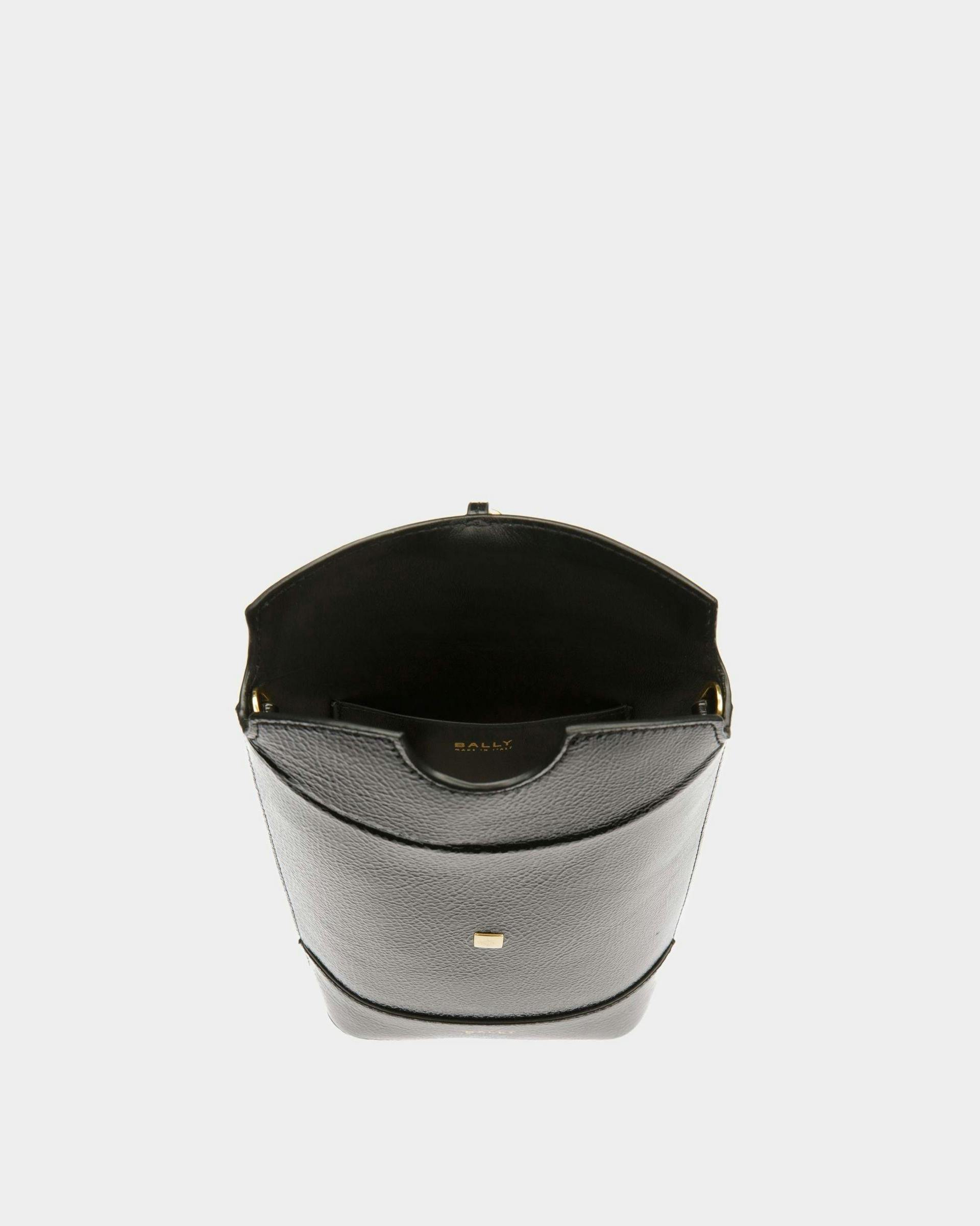Block Minibag In Black Leather - Women's - Bally - 03