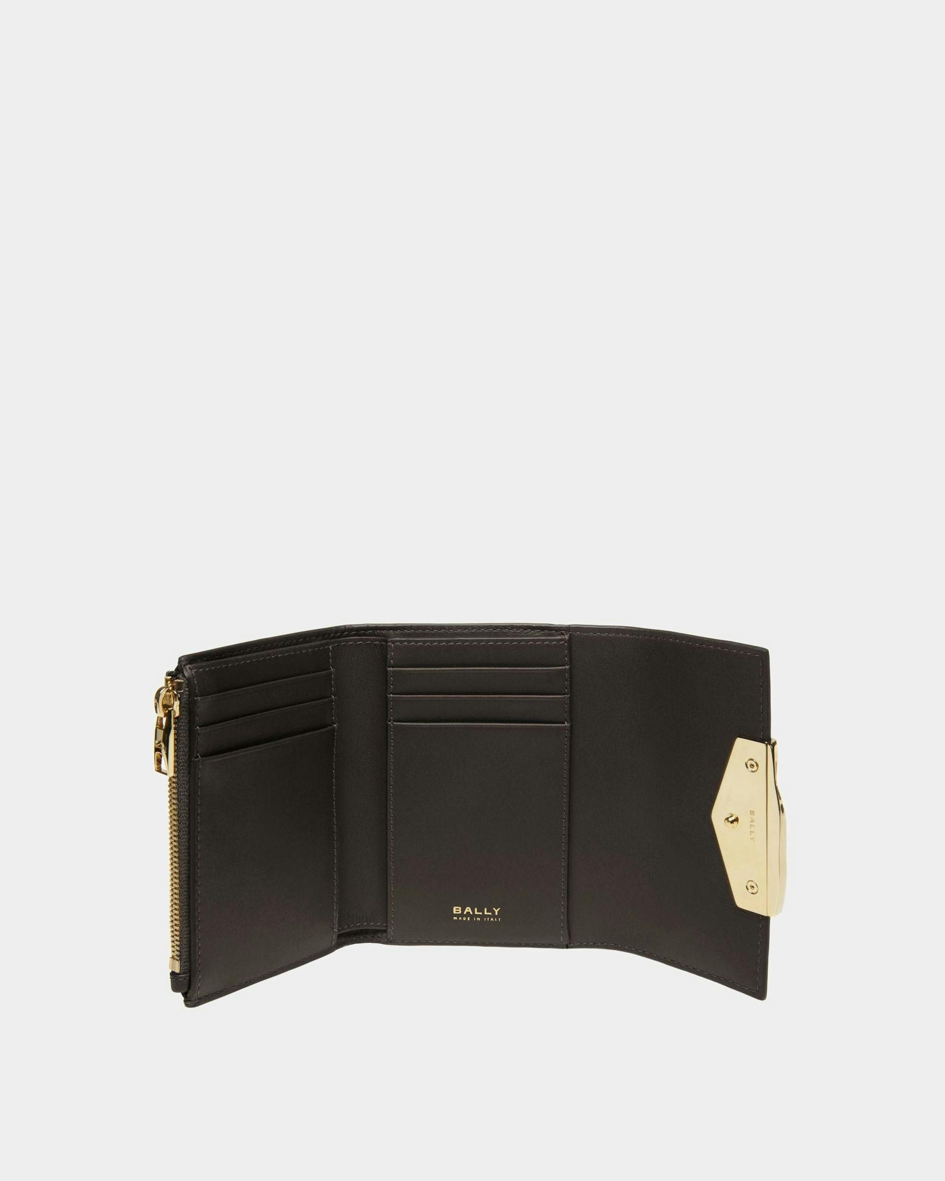 Baroque Wallet In Black Leather - Women's - Bally - 03
