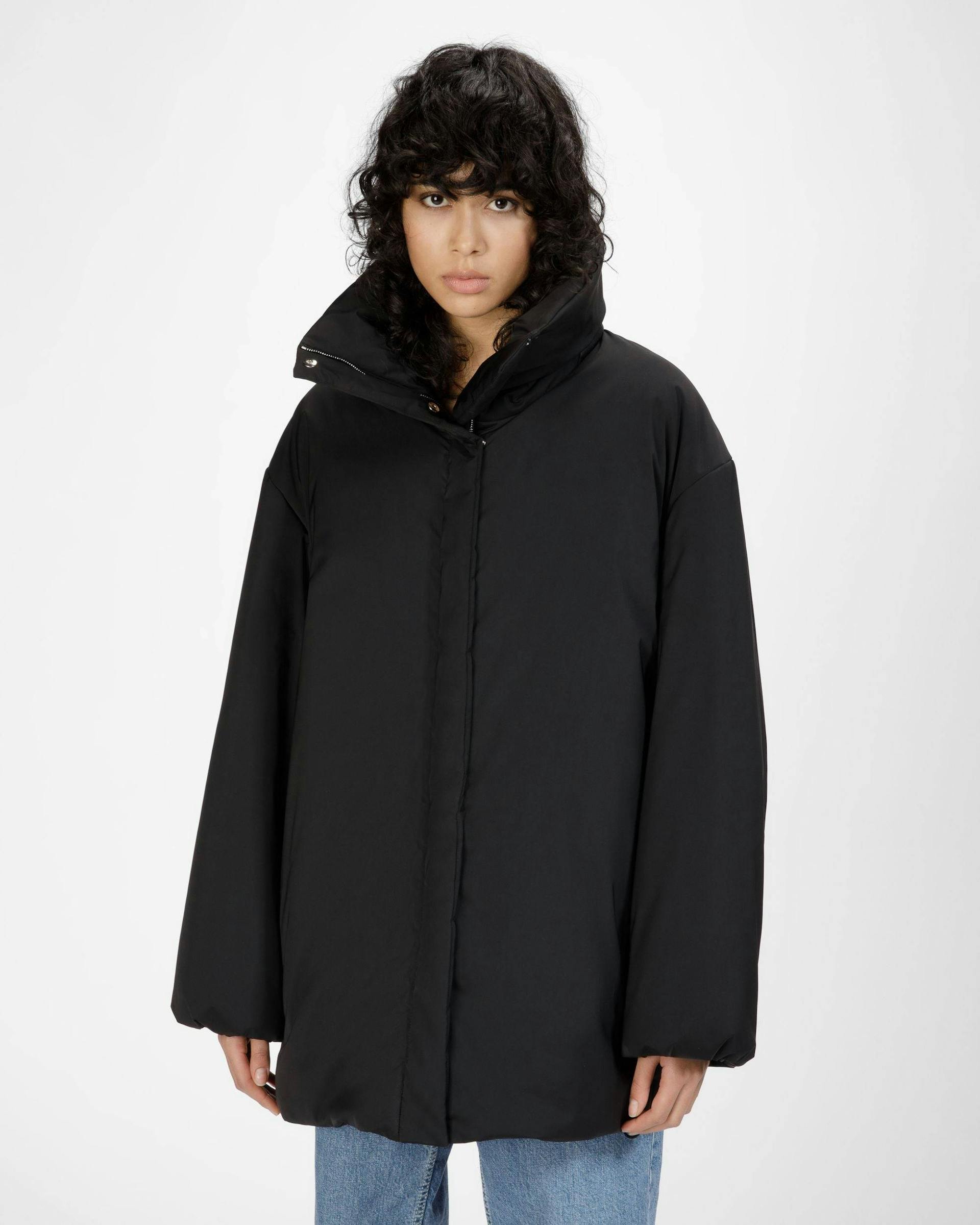 Padded Polyester Coat In Black - Women's - Bally - 02
