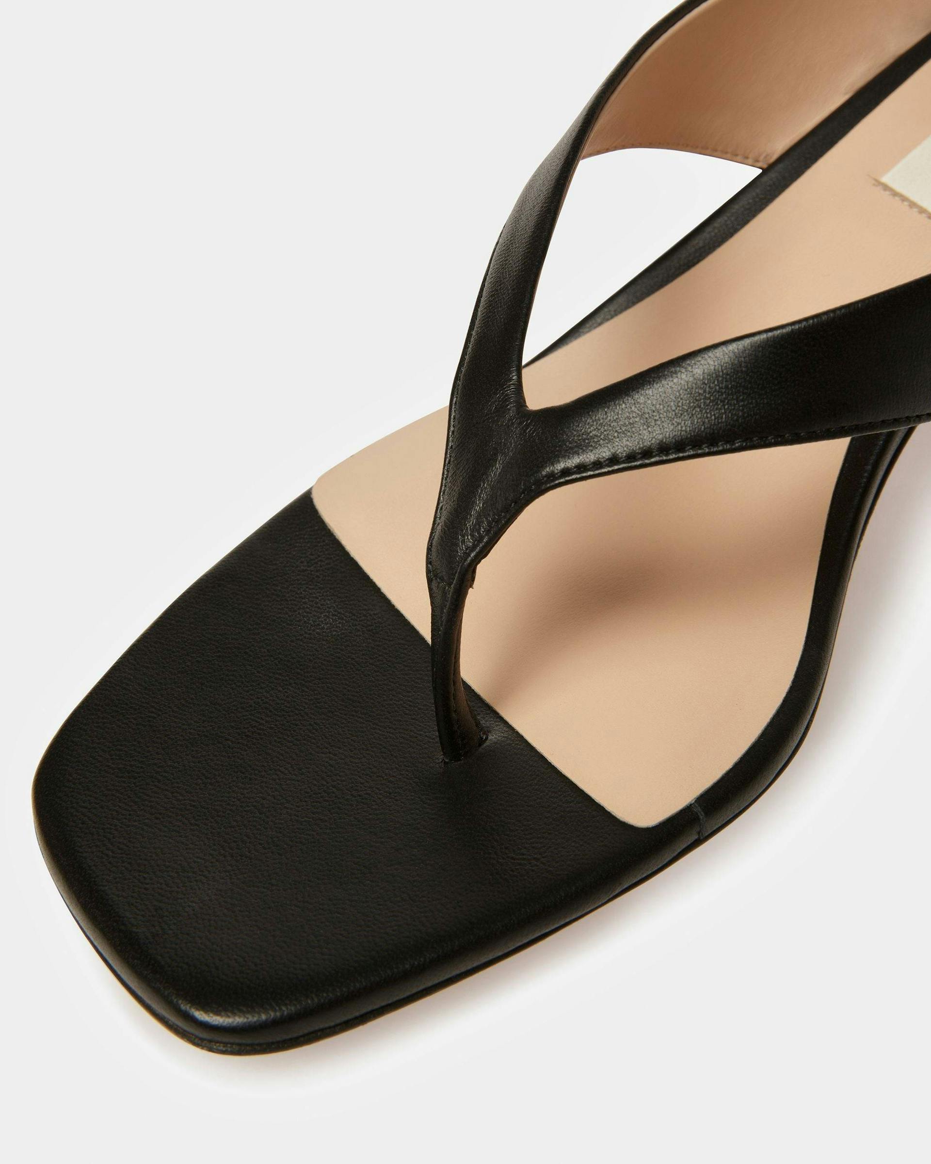 Nyna Leather Sandals In Black - Women's - Bally - 05