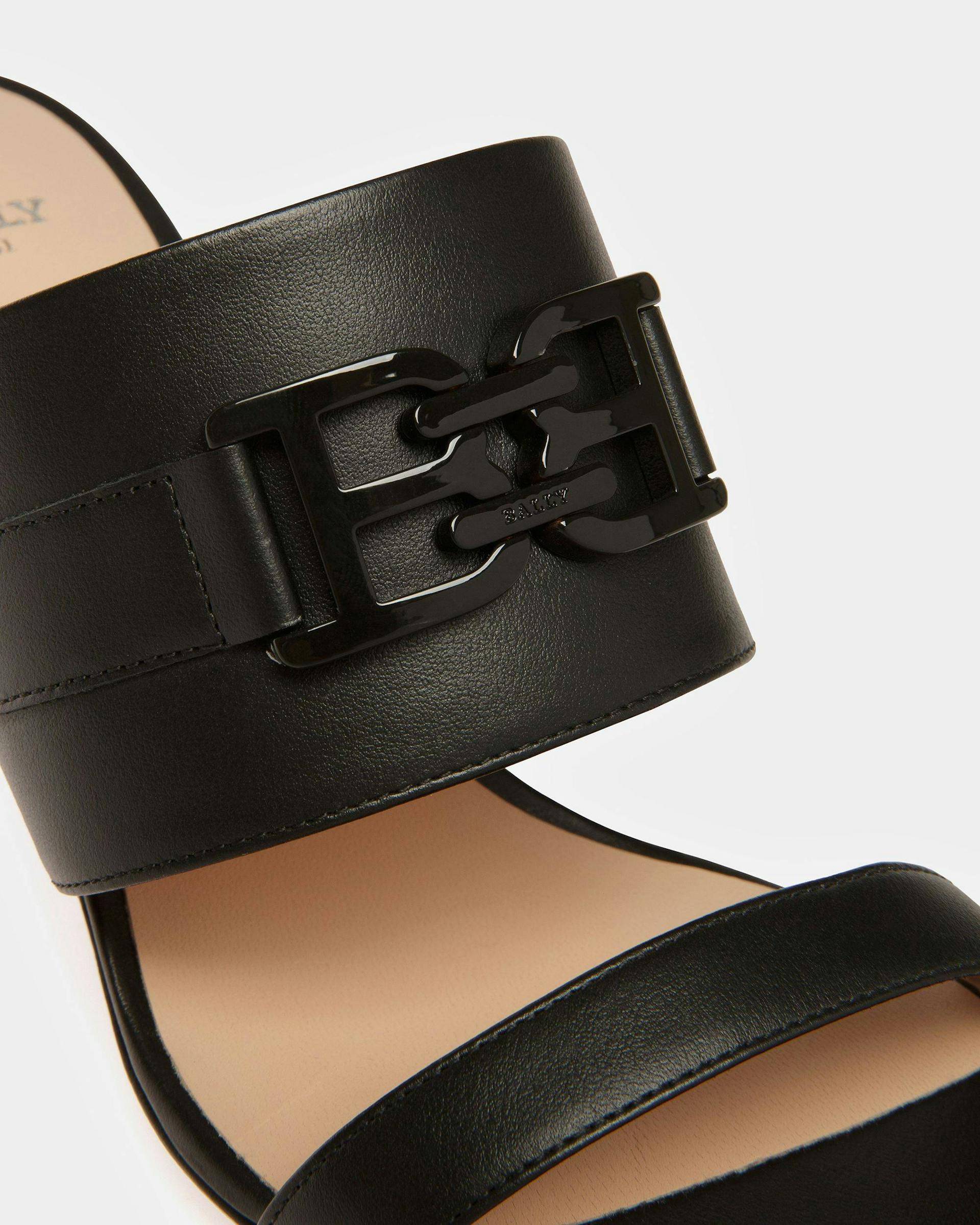 Ella Leather Sandals In Black - Women's - Bally - 04
