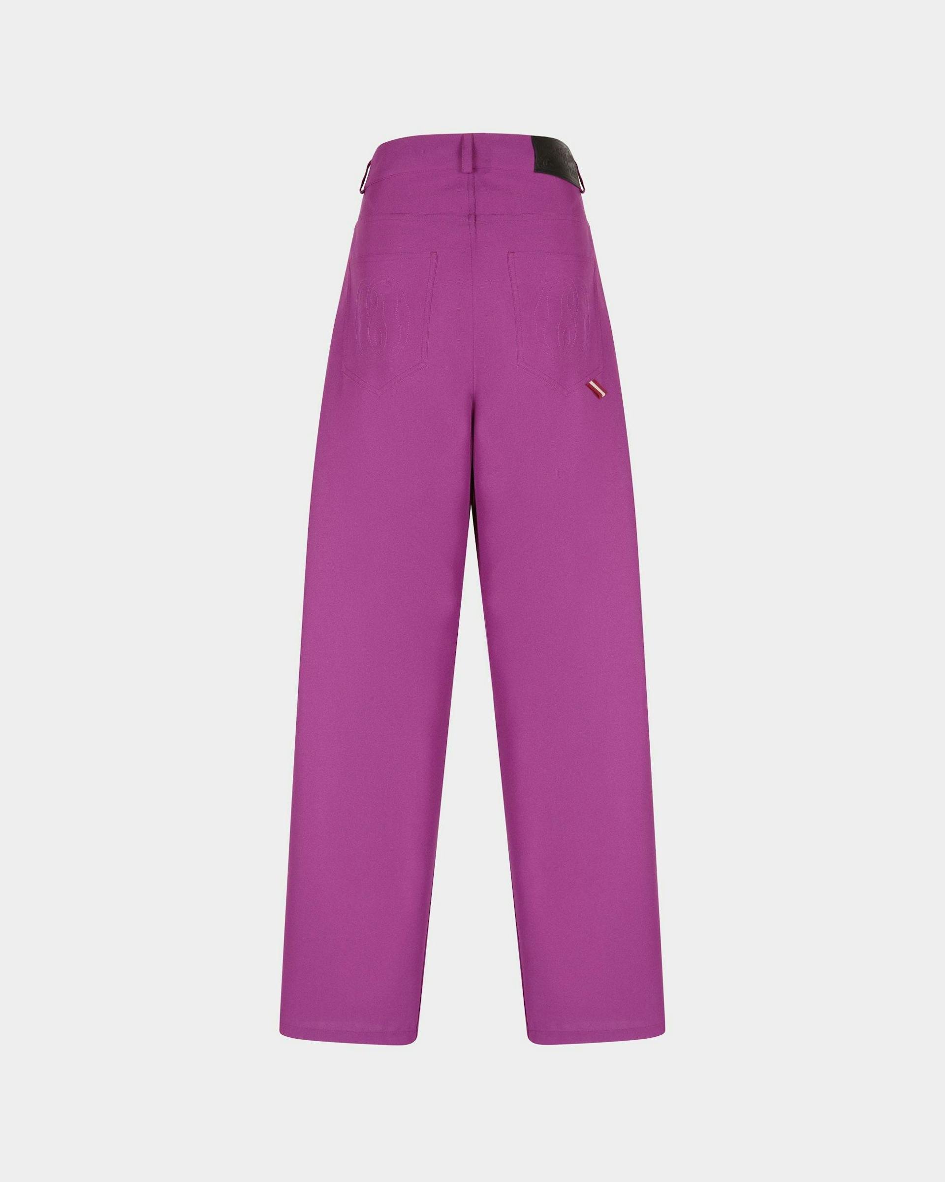 Women's High Waisted Pants In Pink | Bally | Still Life Back
