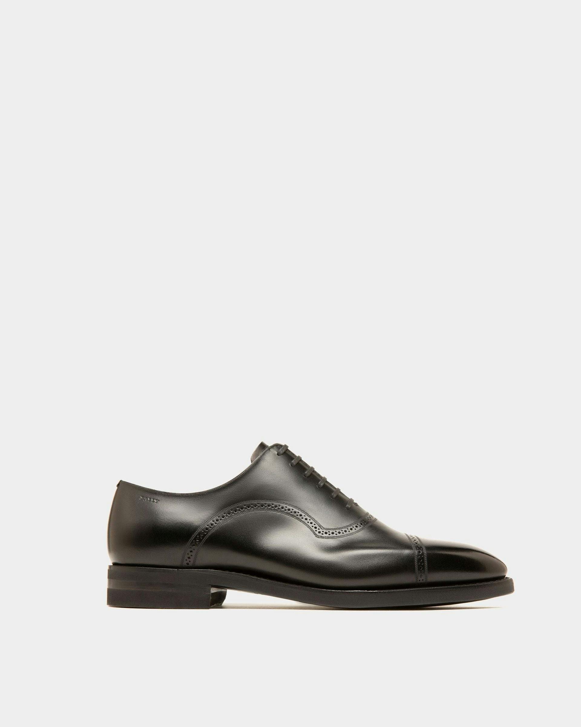 Men's Scribe Novo Derby Shoes In Black Leather | Bally